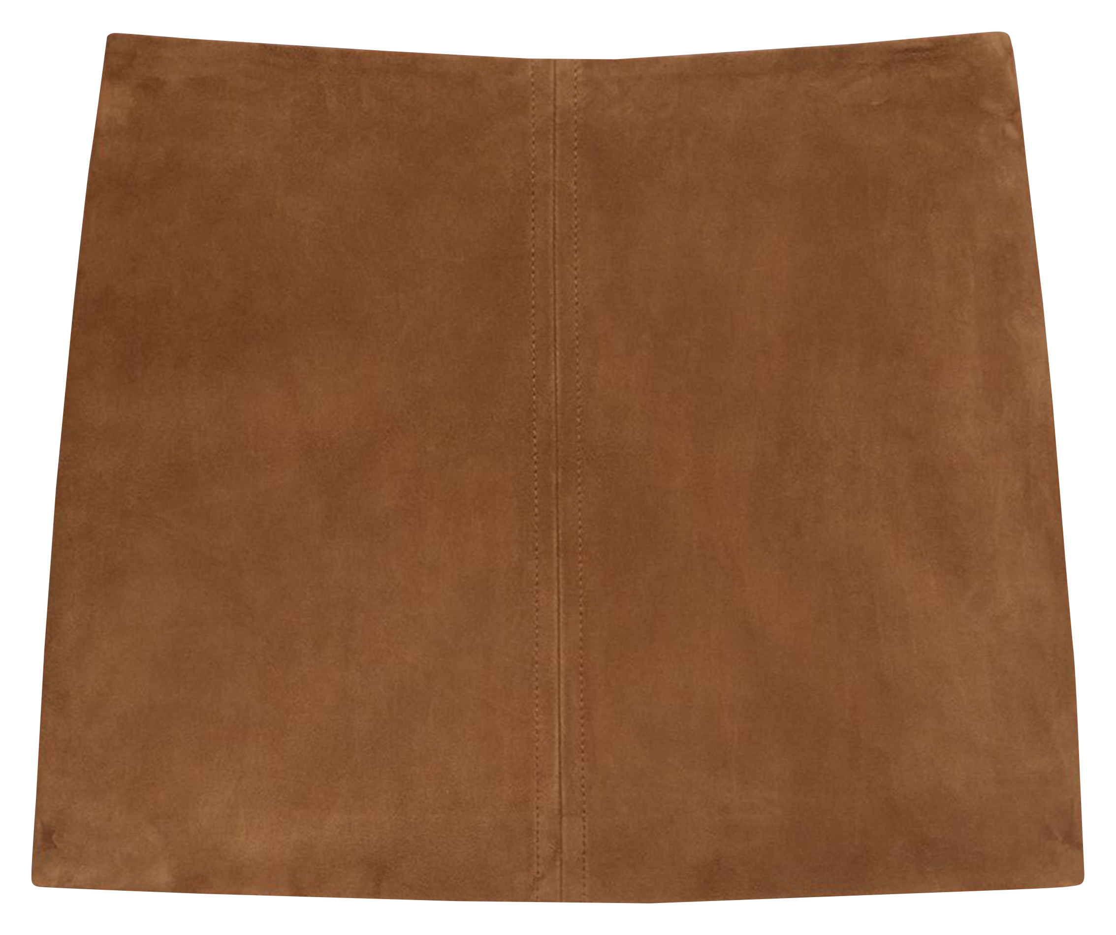 Short droit en cuir VANESSA BRUNO Marron