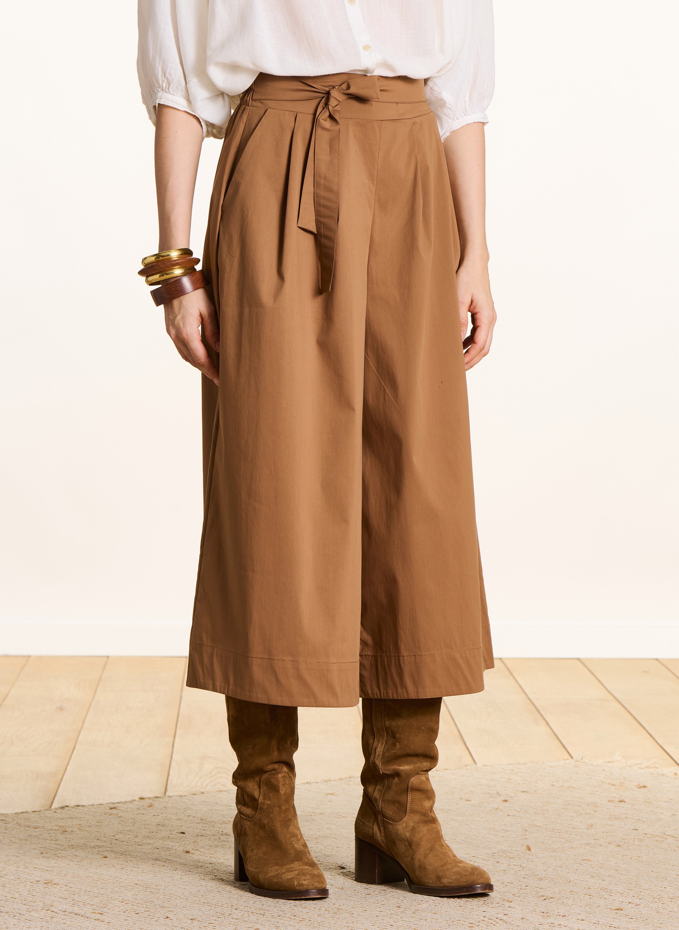 Panytalon large en coton mélangé LA FEE MARABOUTEE