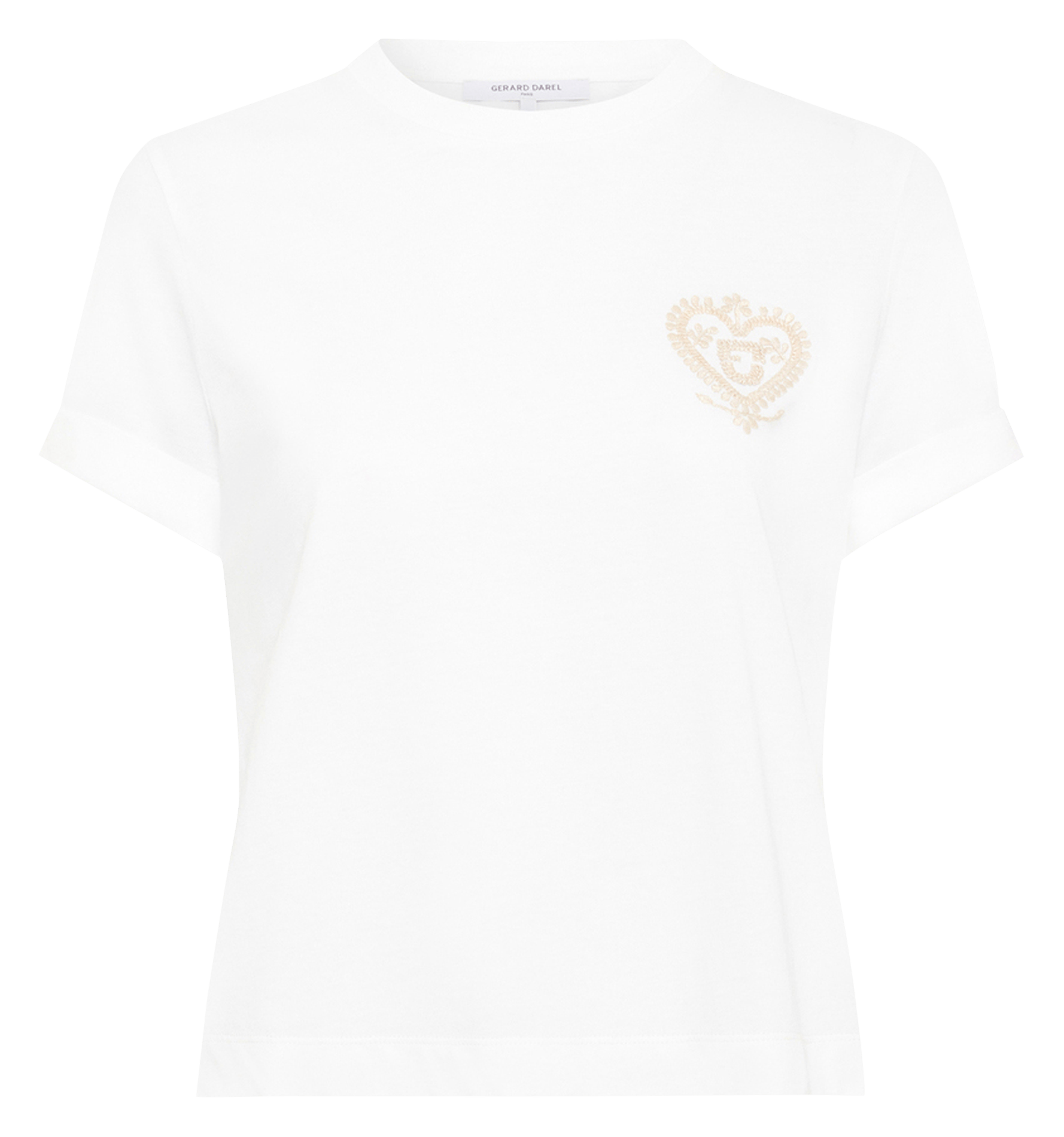 Baumwoll-Pullover mit Rundhalsausschnitt GERARD DAREL Weiss