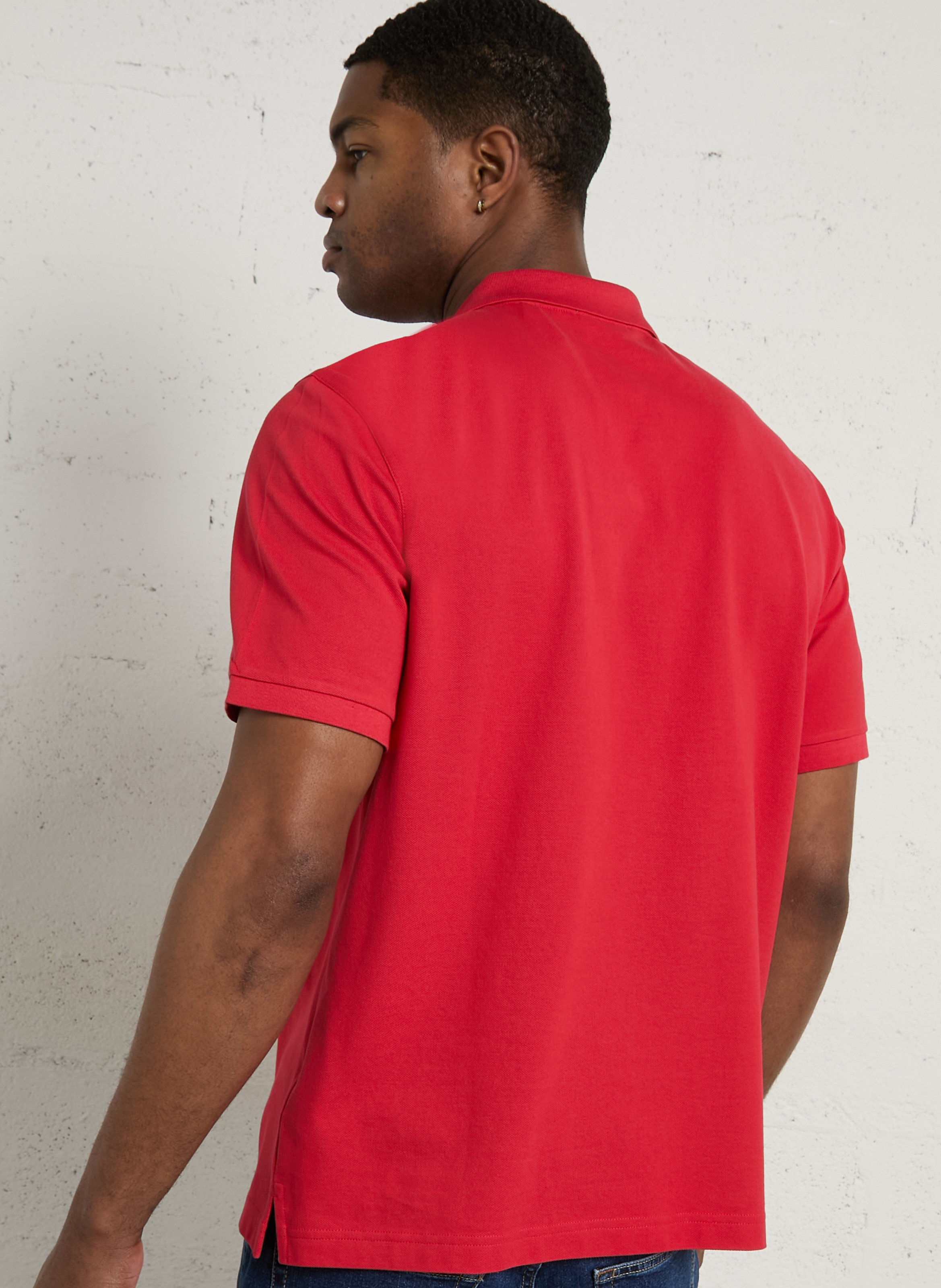 Cotton polo shirt GANT Red
