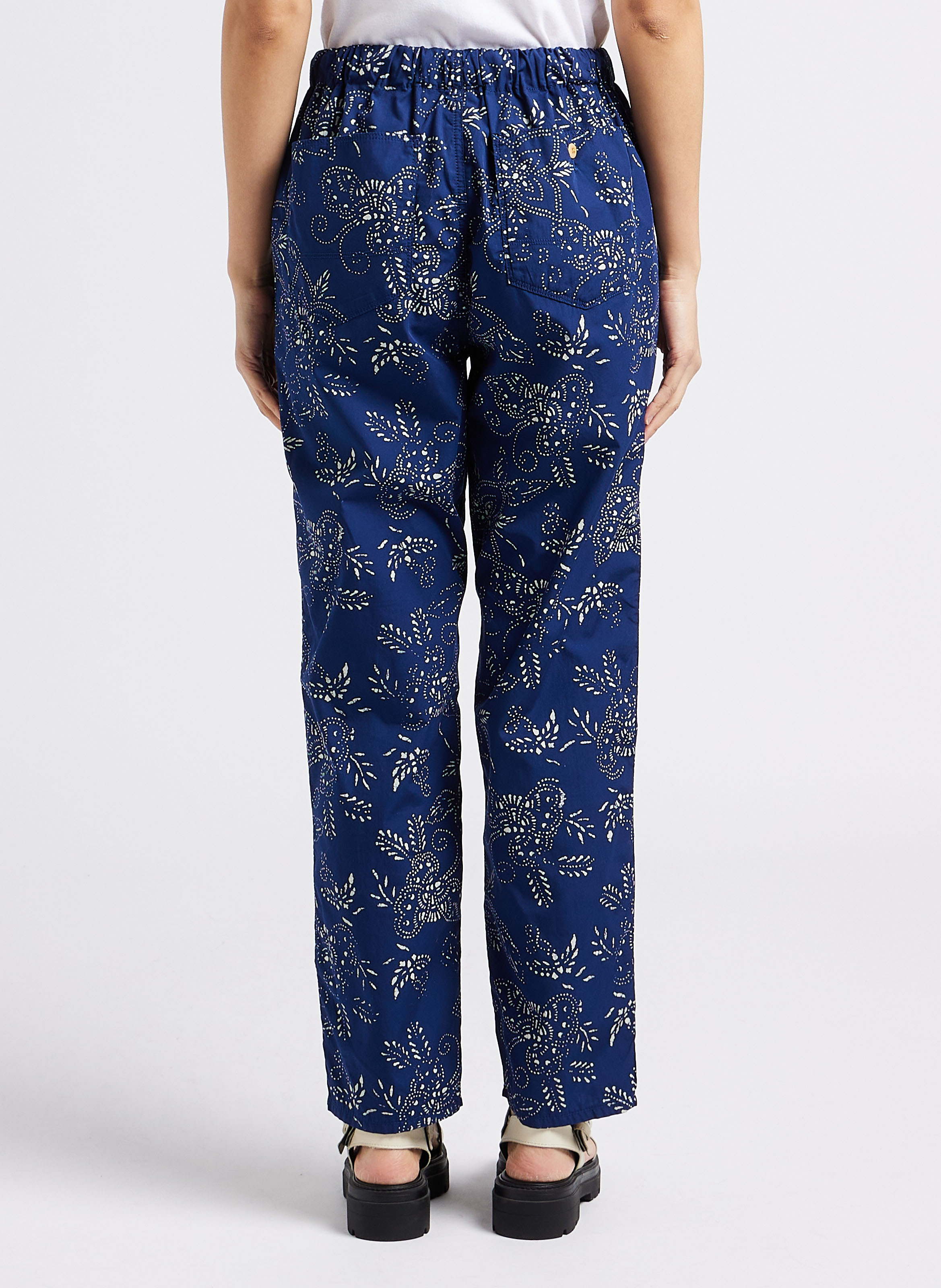 Katoenen carrotbroek met print BELLEROSE Grijs