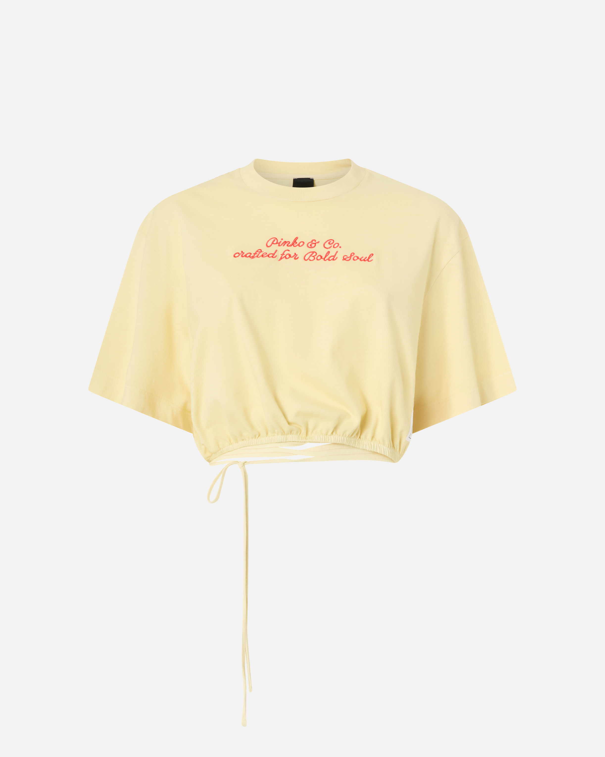 Crop top à logo pinko PINKO Bleu