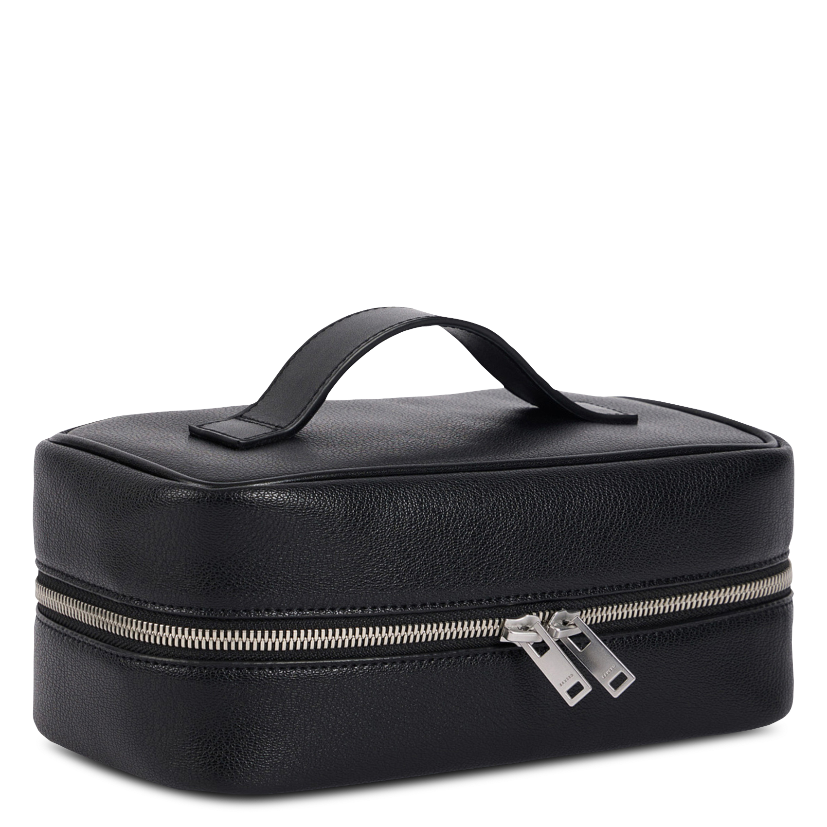 Trousse unie zippée SANDRO Noir