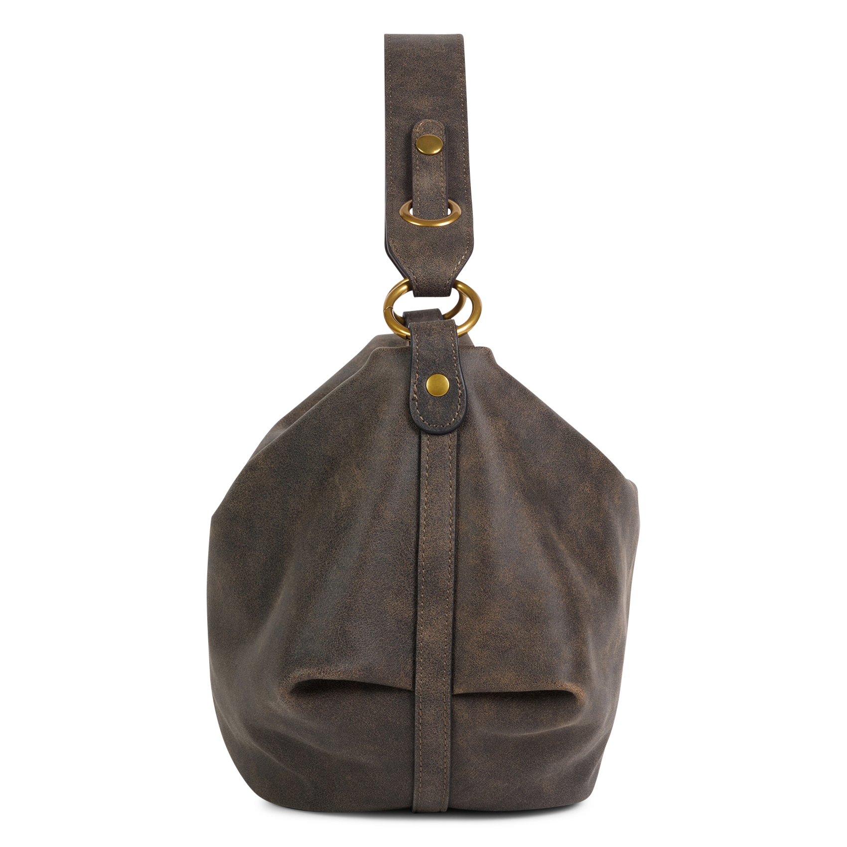 Schultertasche aus Leder | Braun NAT & NIN Damen