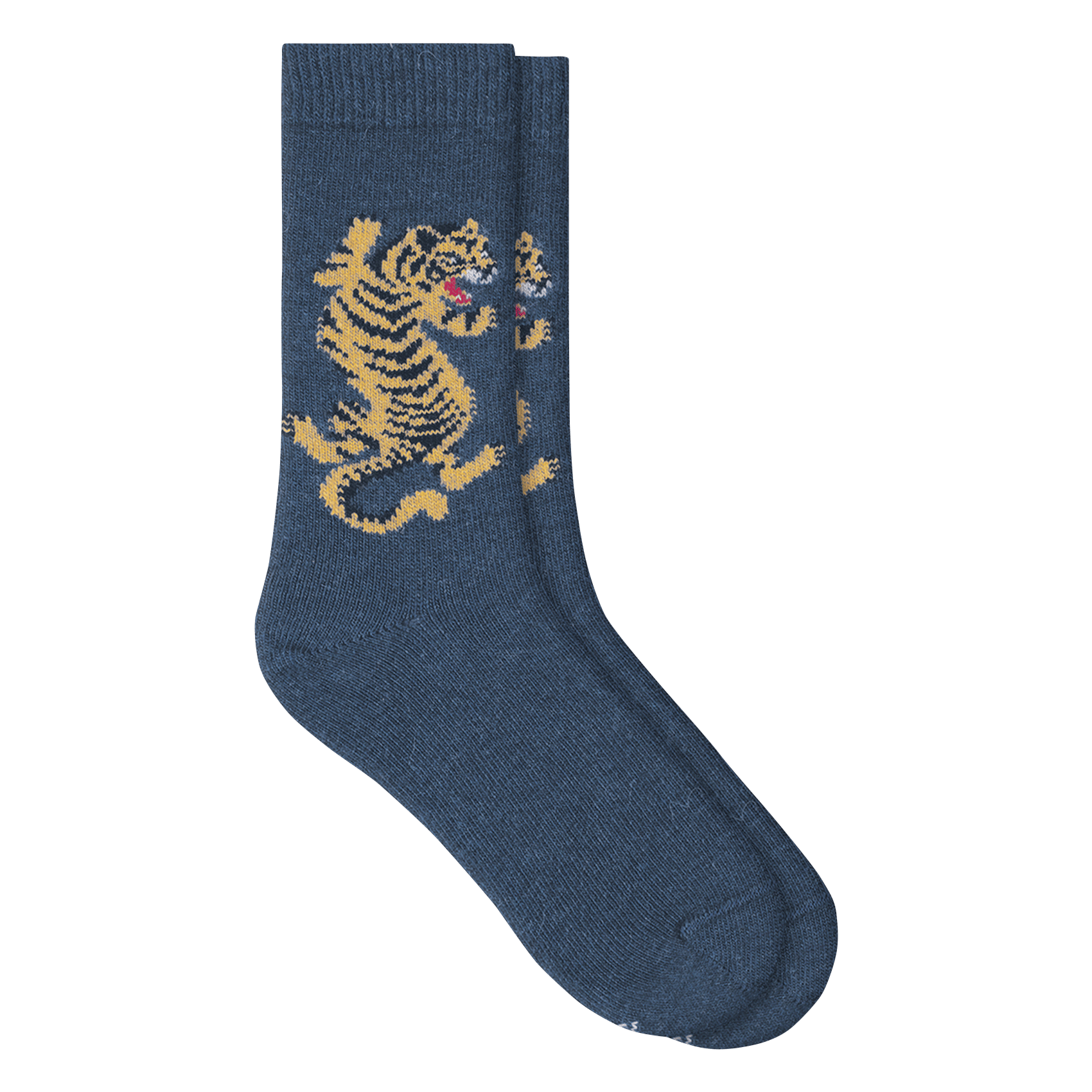 Chaussettes à imprimé tigre BLEUFORET Bleu