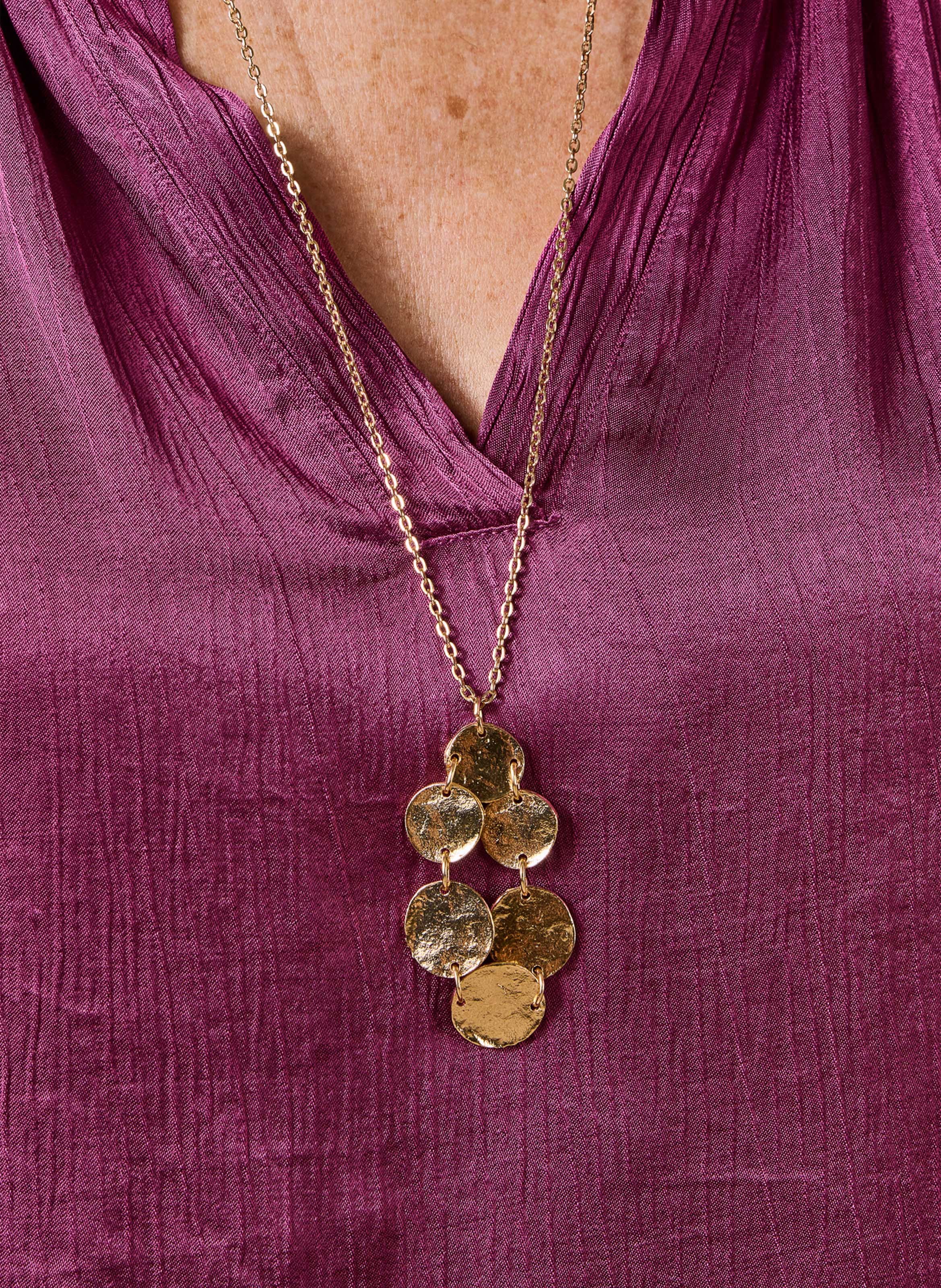 Necklace LA FEE MARABOUTEE Golden