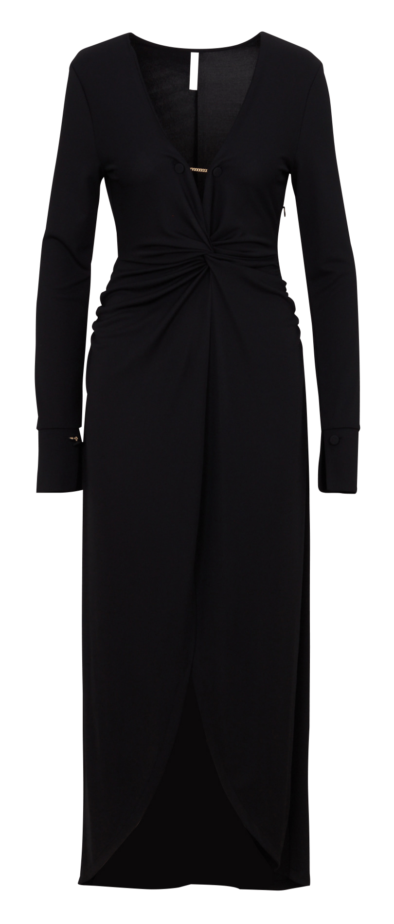 Robe longue décolleté en v IMPERIAL Noir