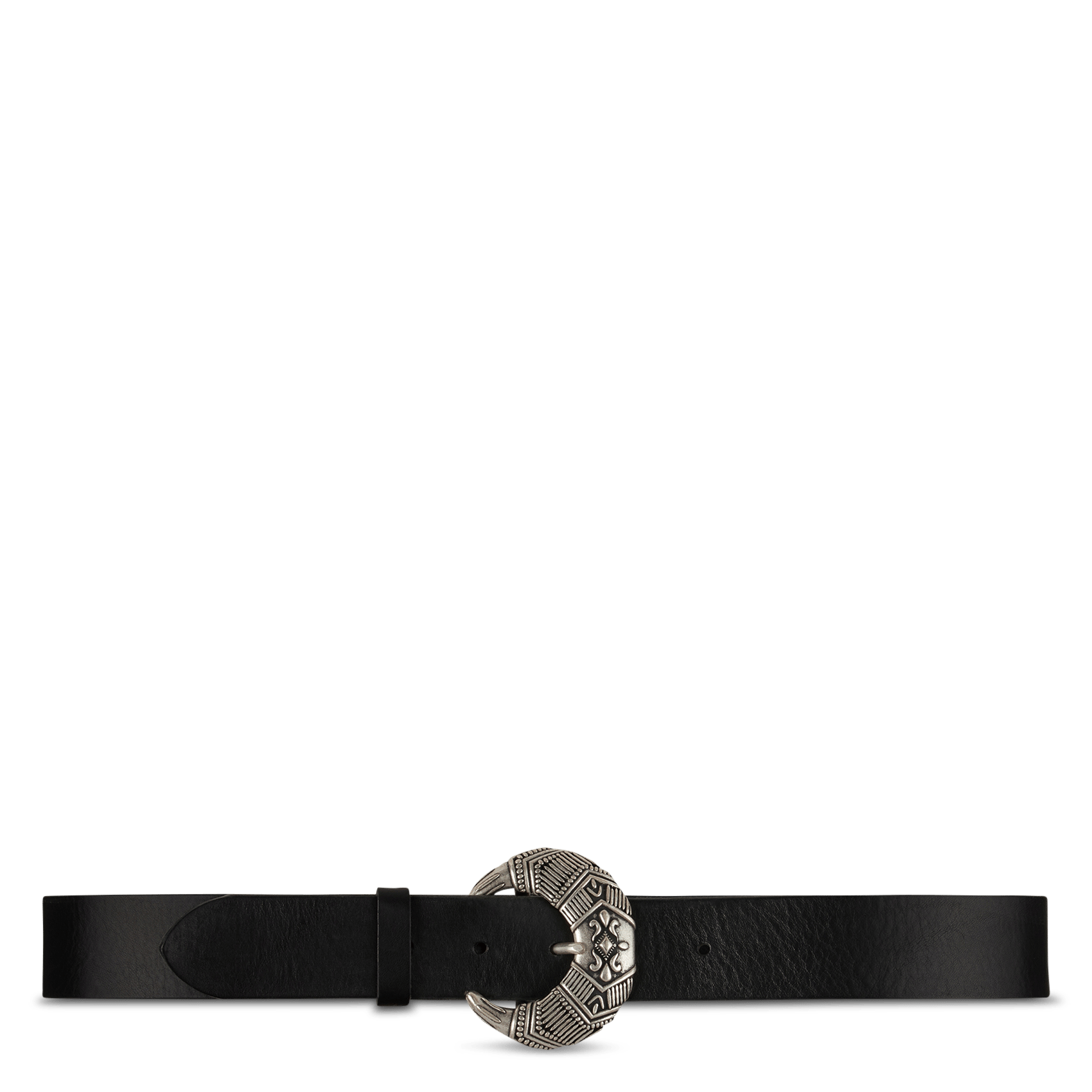 Ceinture en cuir BA&SH Noir