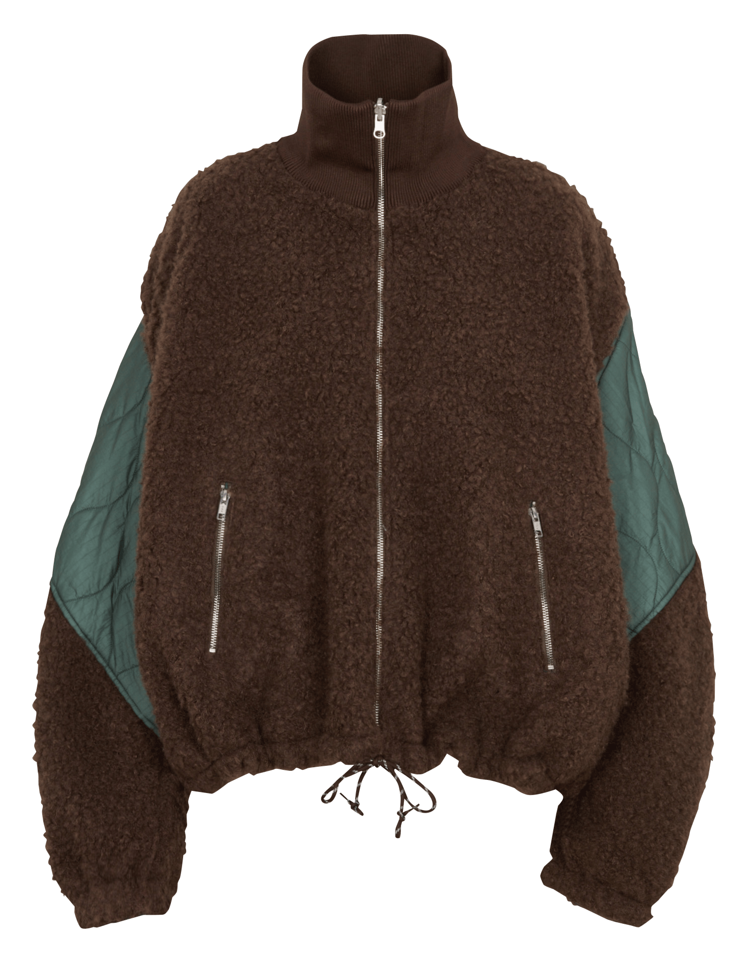 Oversized two-tone jacket BELLEROSE Brown