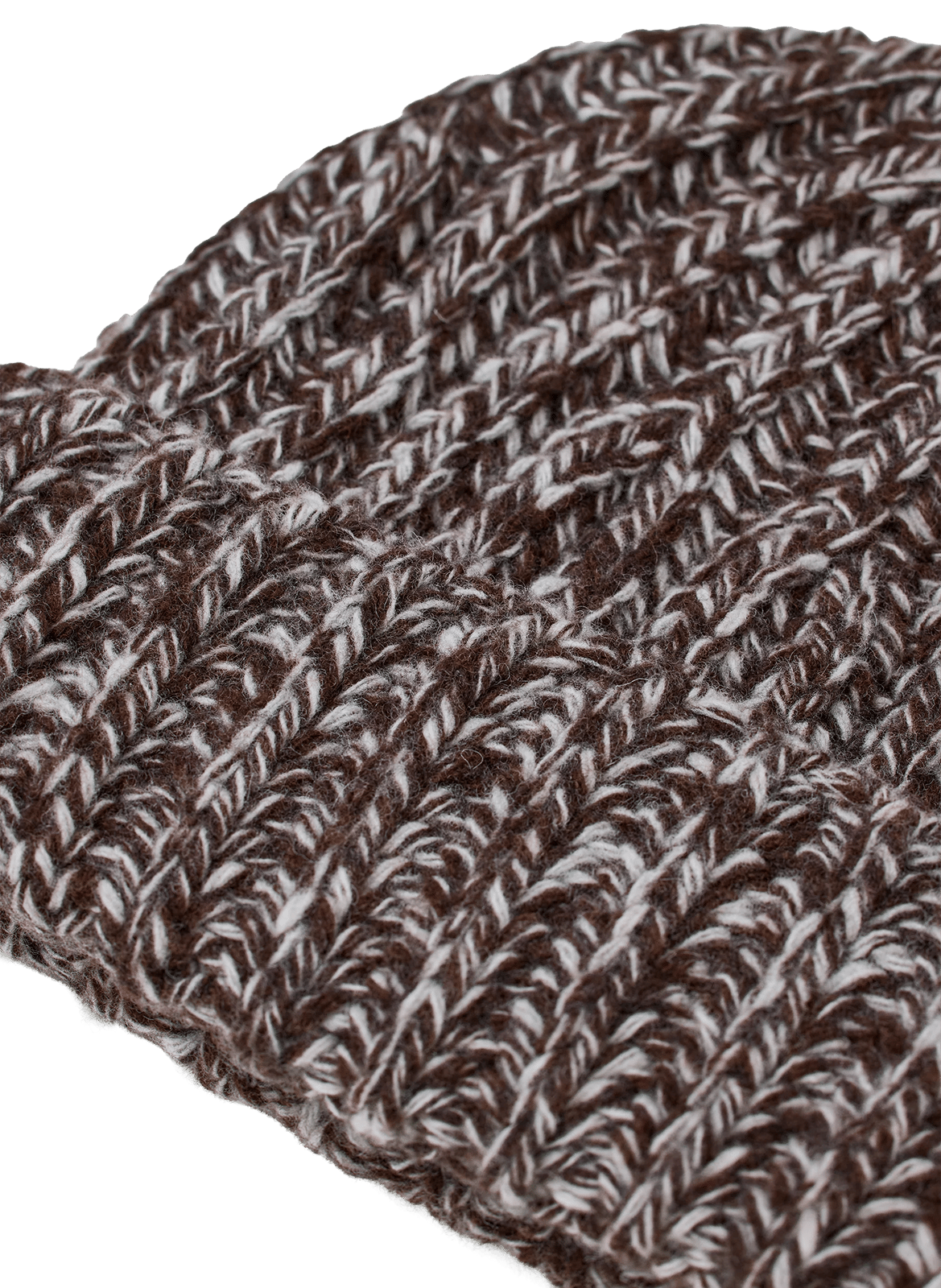 Wollen muts met ribbelpatroon CLOSED Violet