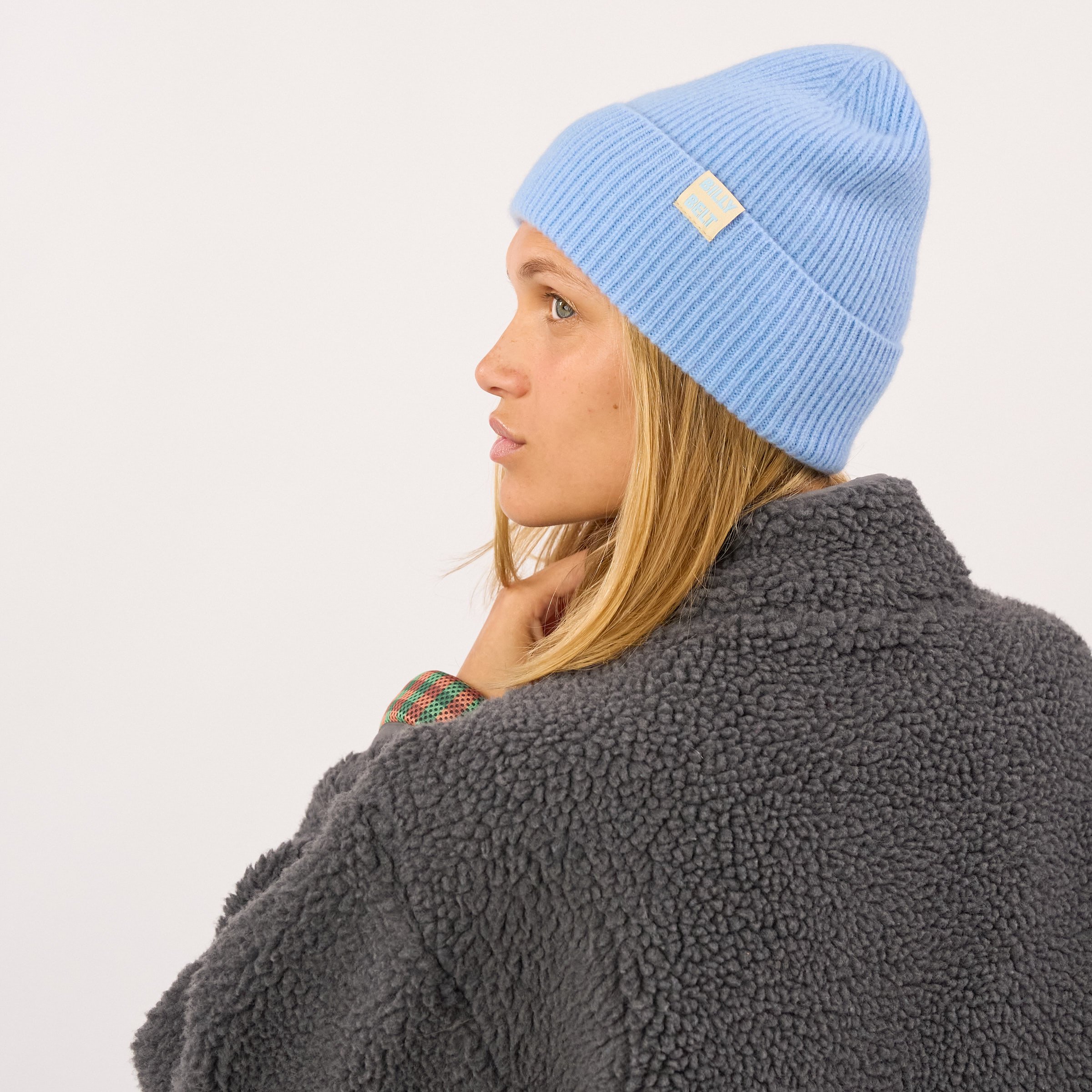Wool hat BILLYBELT Blue