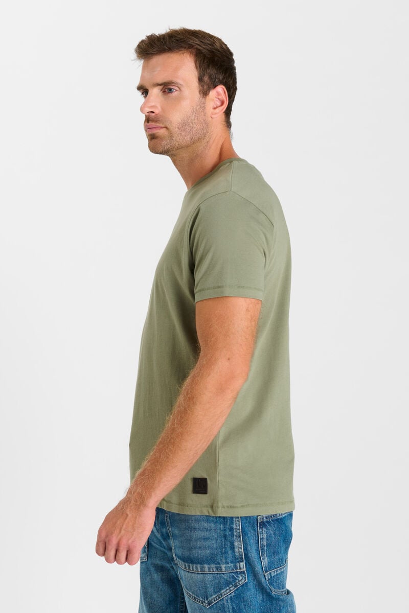 Round-neck T-shirt LE TEMPS DES CERISES Khaki