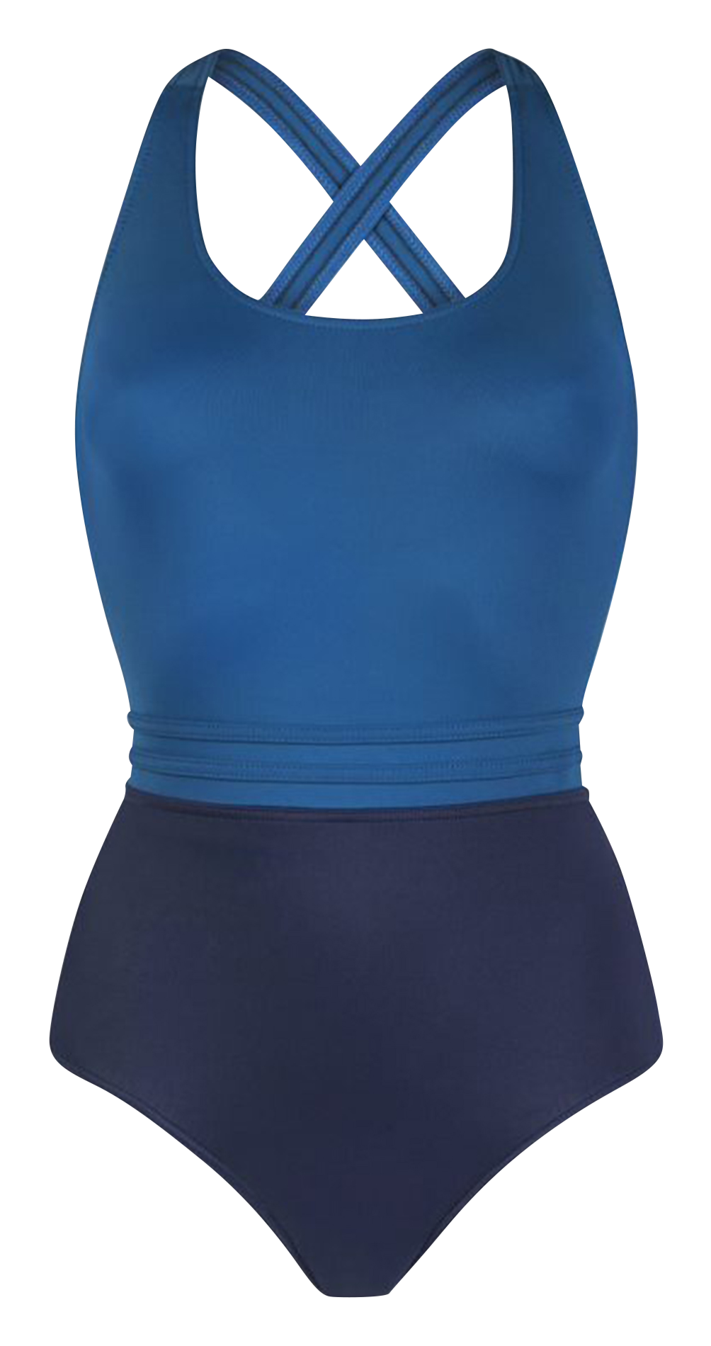 Maillot de bain menstruel 1 pièce Flux Moyen SMOON Bleu