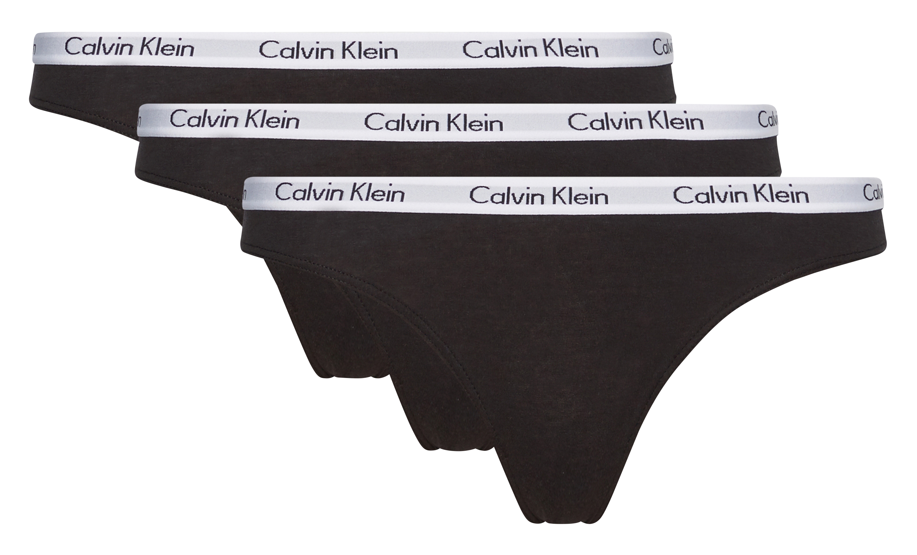 Setje Met 3 Slips Black Calvin Klein Underwear Dames Place des