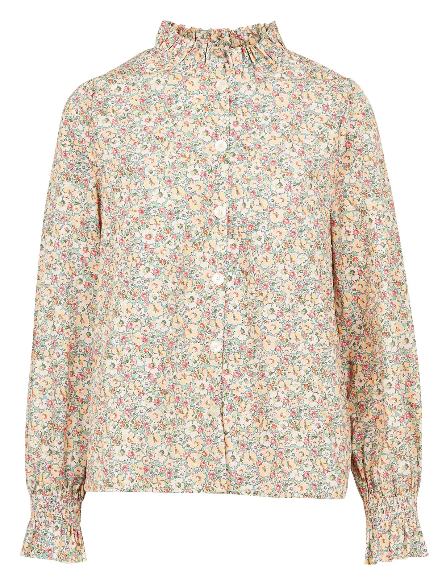 Top col victorien à imprimé fleuri BONTON Multicolore
