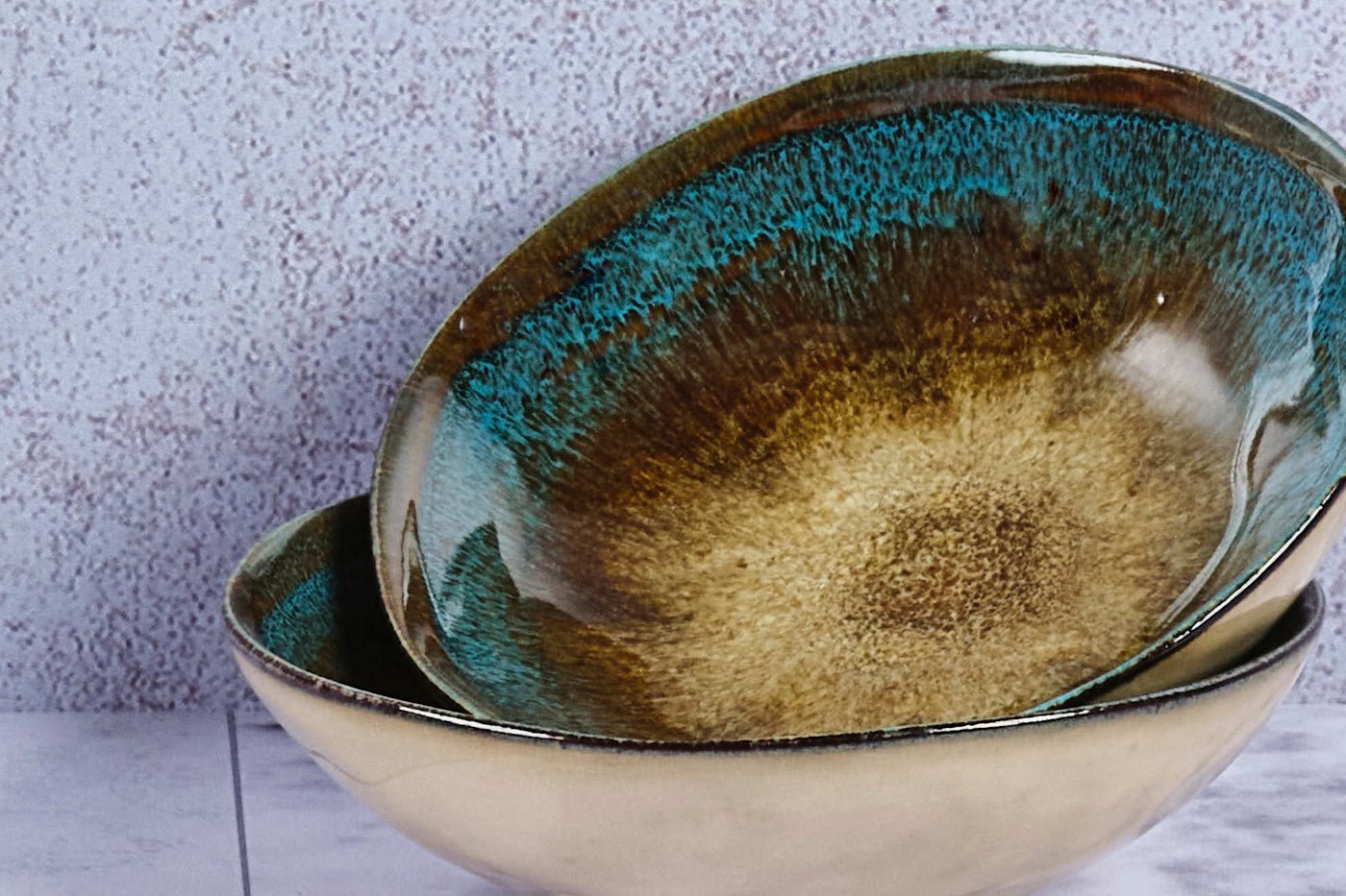 Island dish ø11.5cm - 6 pieces - land & sea BJORN Brown