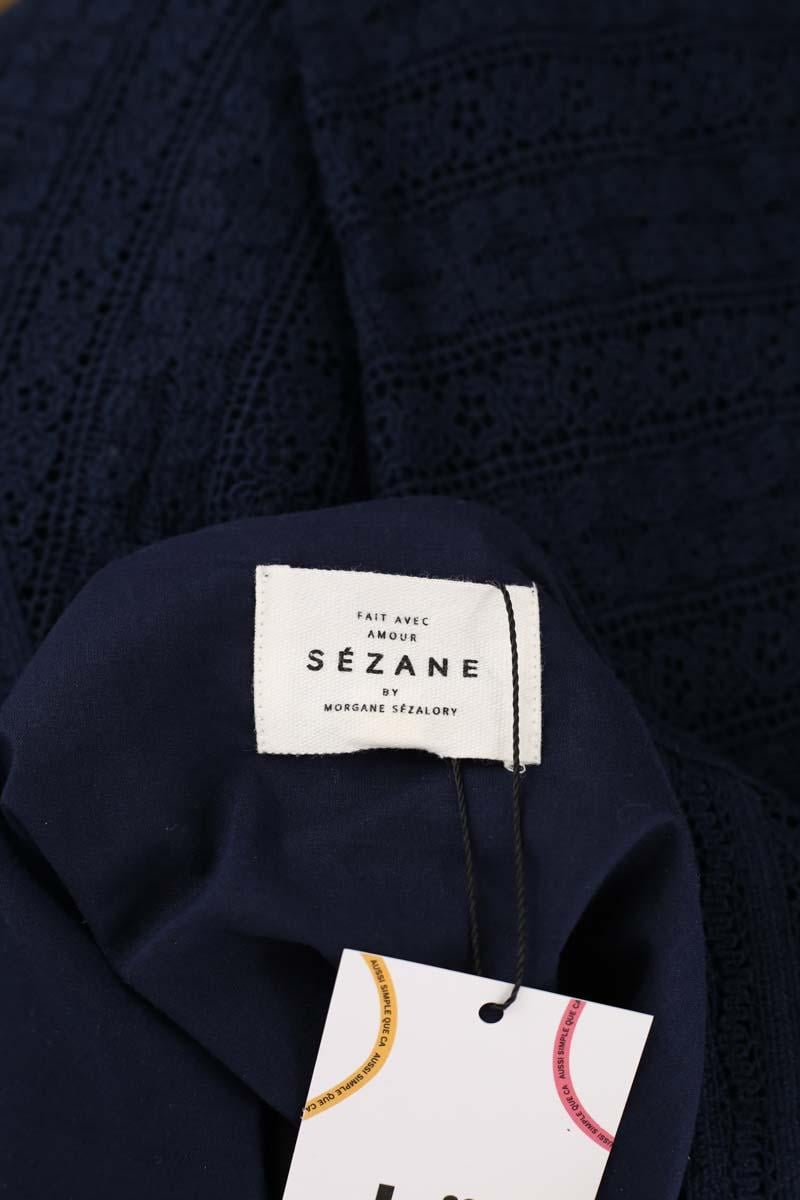 Cotton dress SEZANE - Seconde main Blue