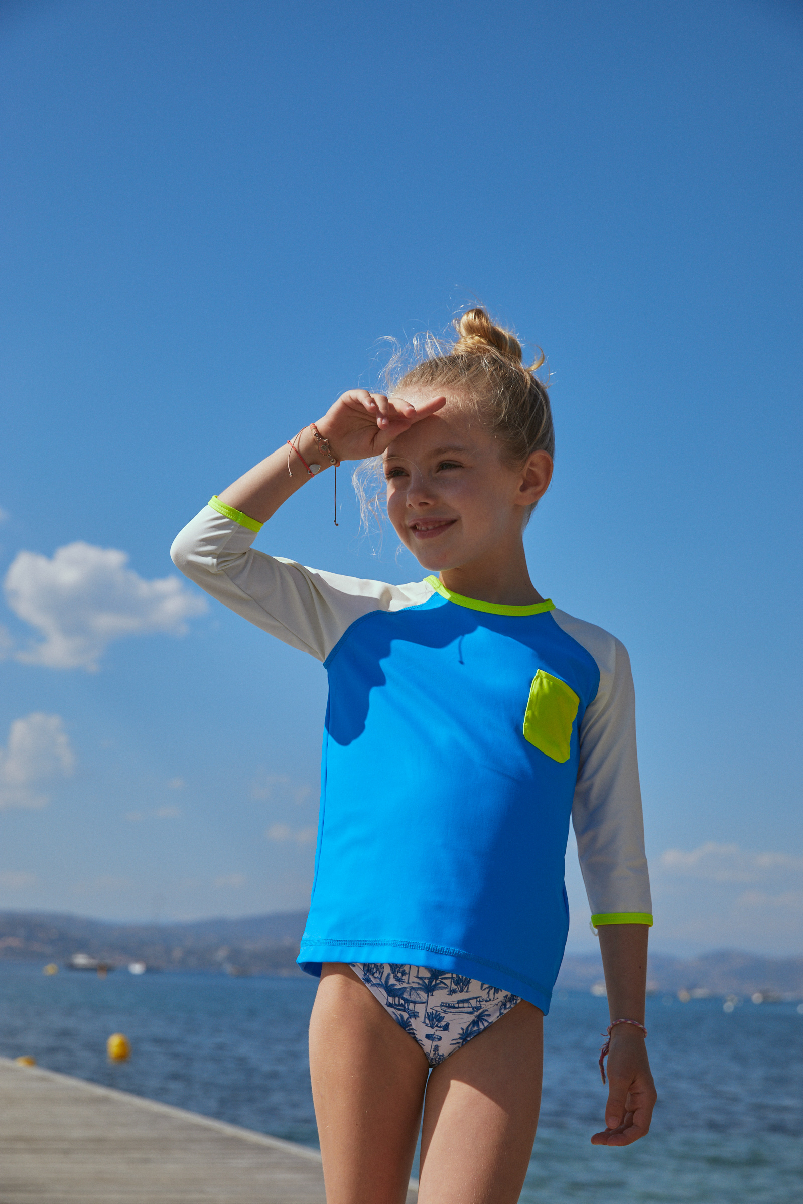 Top anti-UV - Hydrangea Girl GILI'S Blue