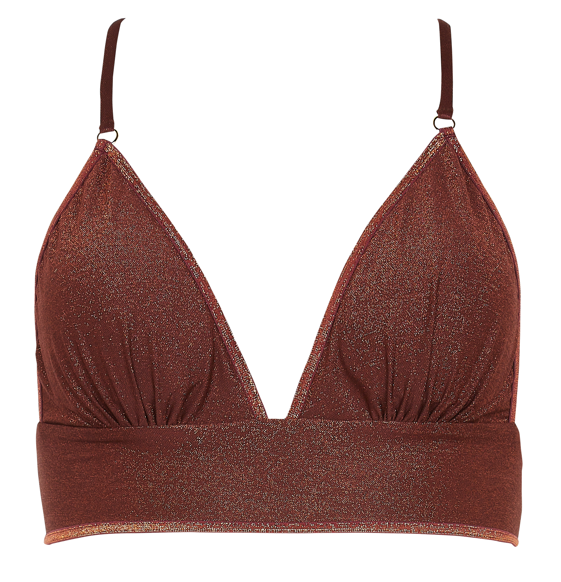 Haut de bikini LA NOUVELLE Marron