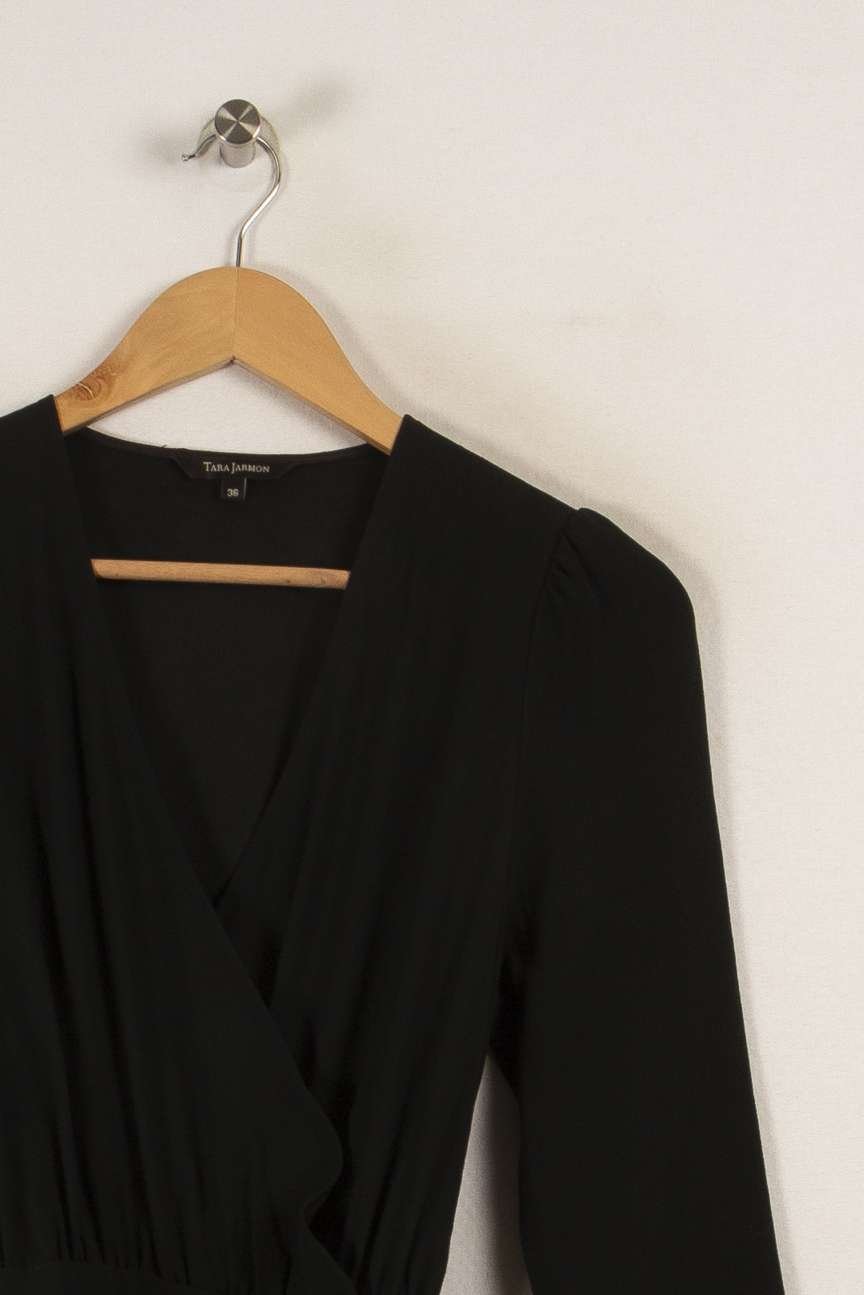 Midi dress TARA JARMON - Seconde Main Black