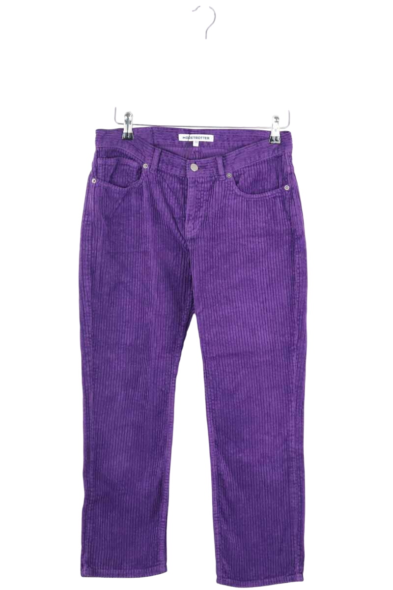 Slim-fit cotton cargo pants MODETROTTER - Seconde Main Purple