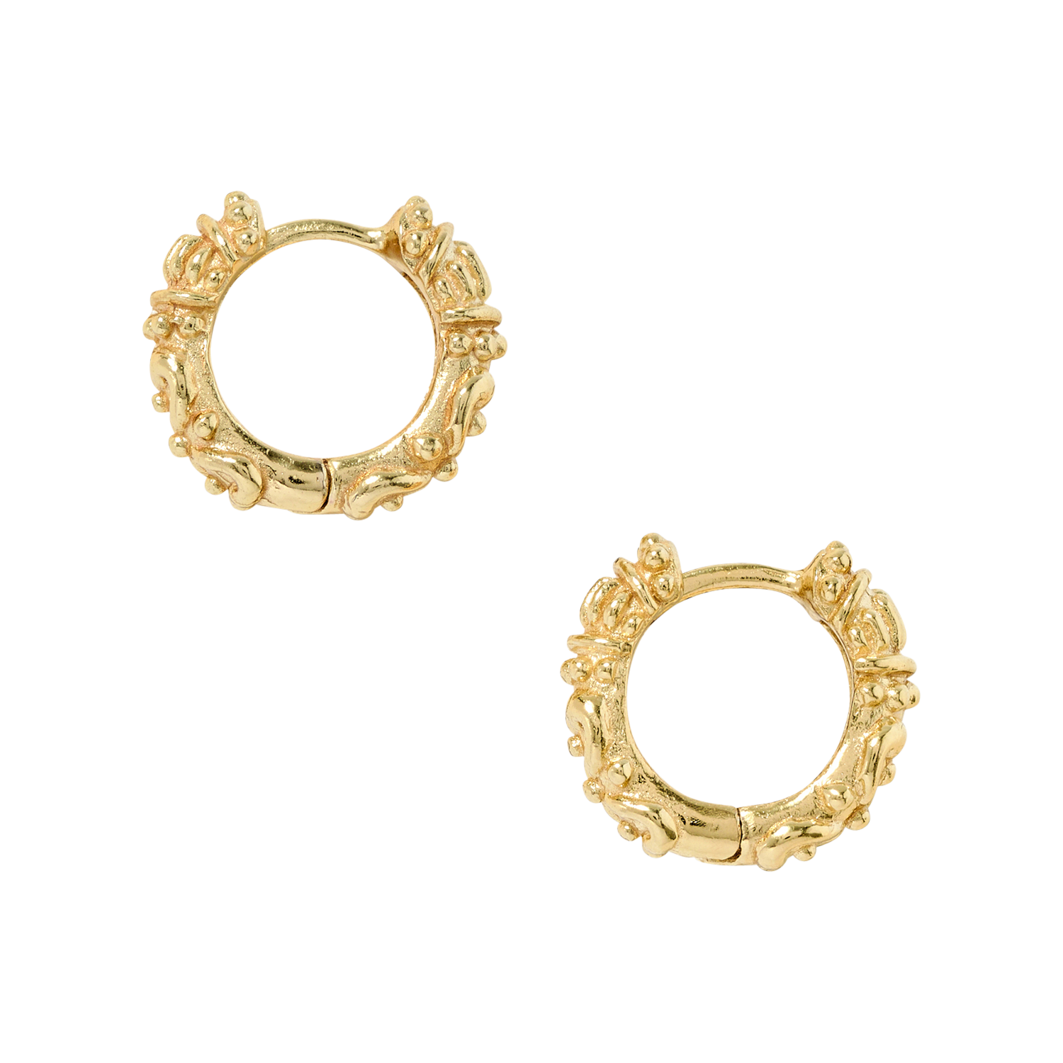 Boucles d'oreilles créoles BA&SH Doré