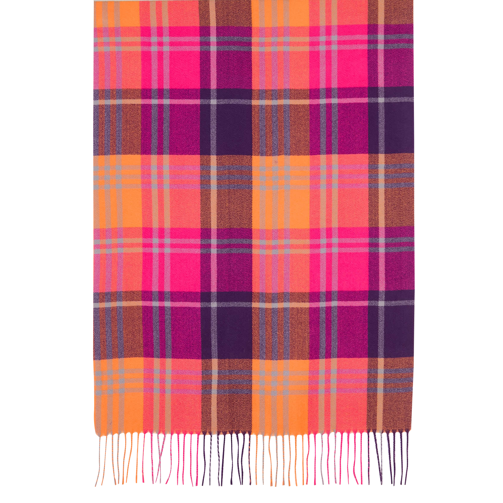 Geruite foulard AU PRINTEMPS PARIS Roze