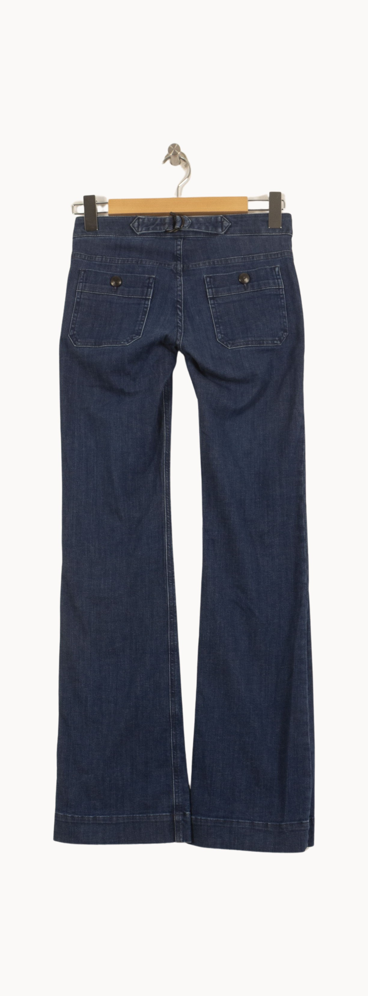 Cropped slim jeans with studs COMPTOIR DES COTONNIERS - Seconde main Blue