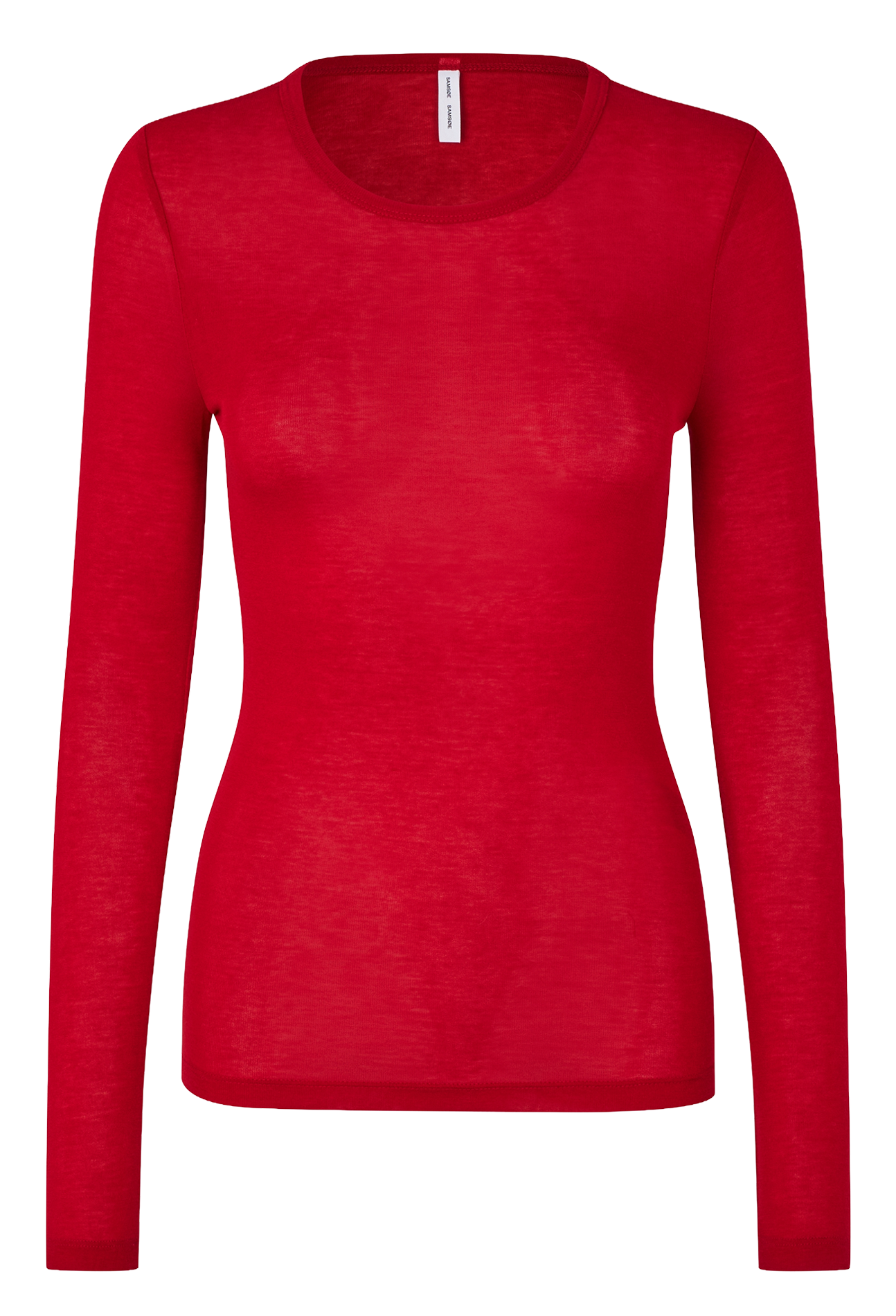 Printed viscose top SAMSOE SAMSOE Red