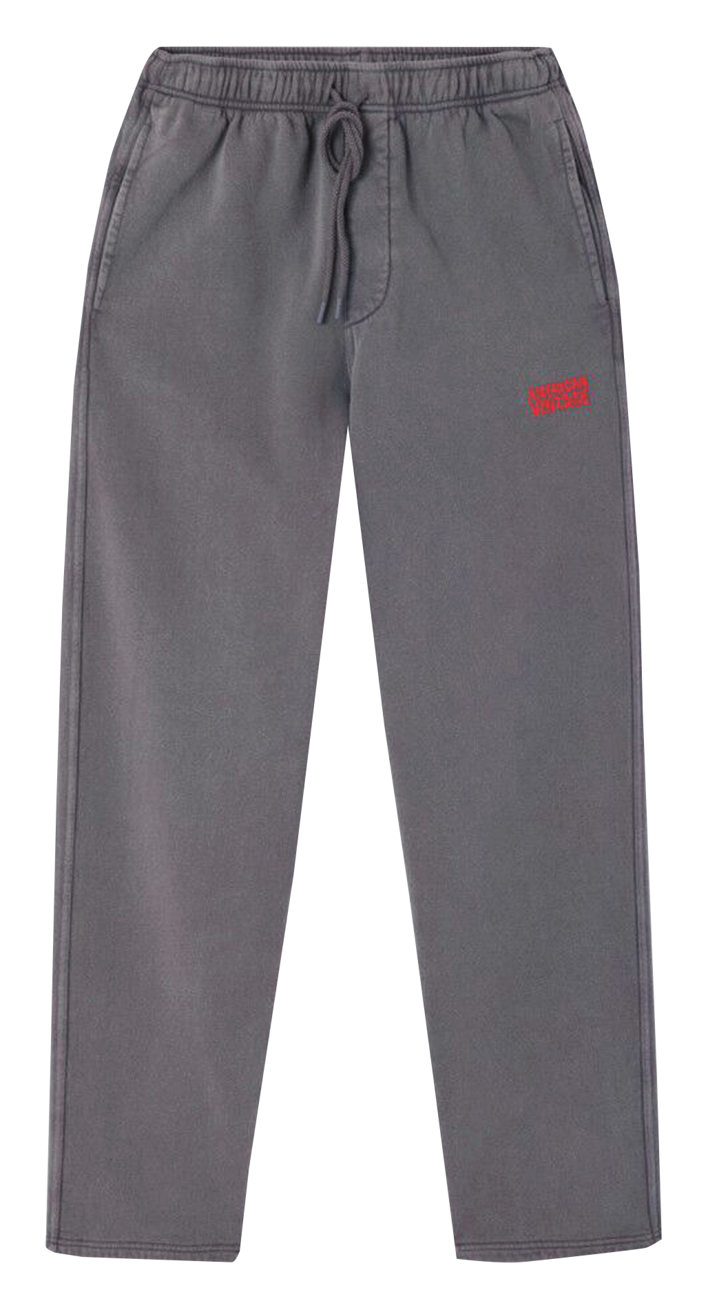 Straight cotton joggers AMERICAN VINTAGE Grey