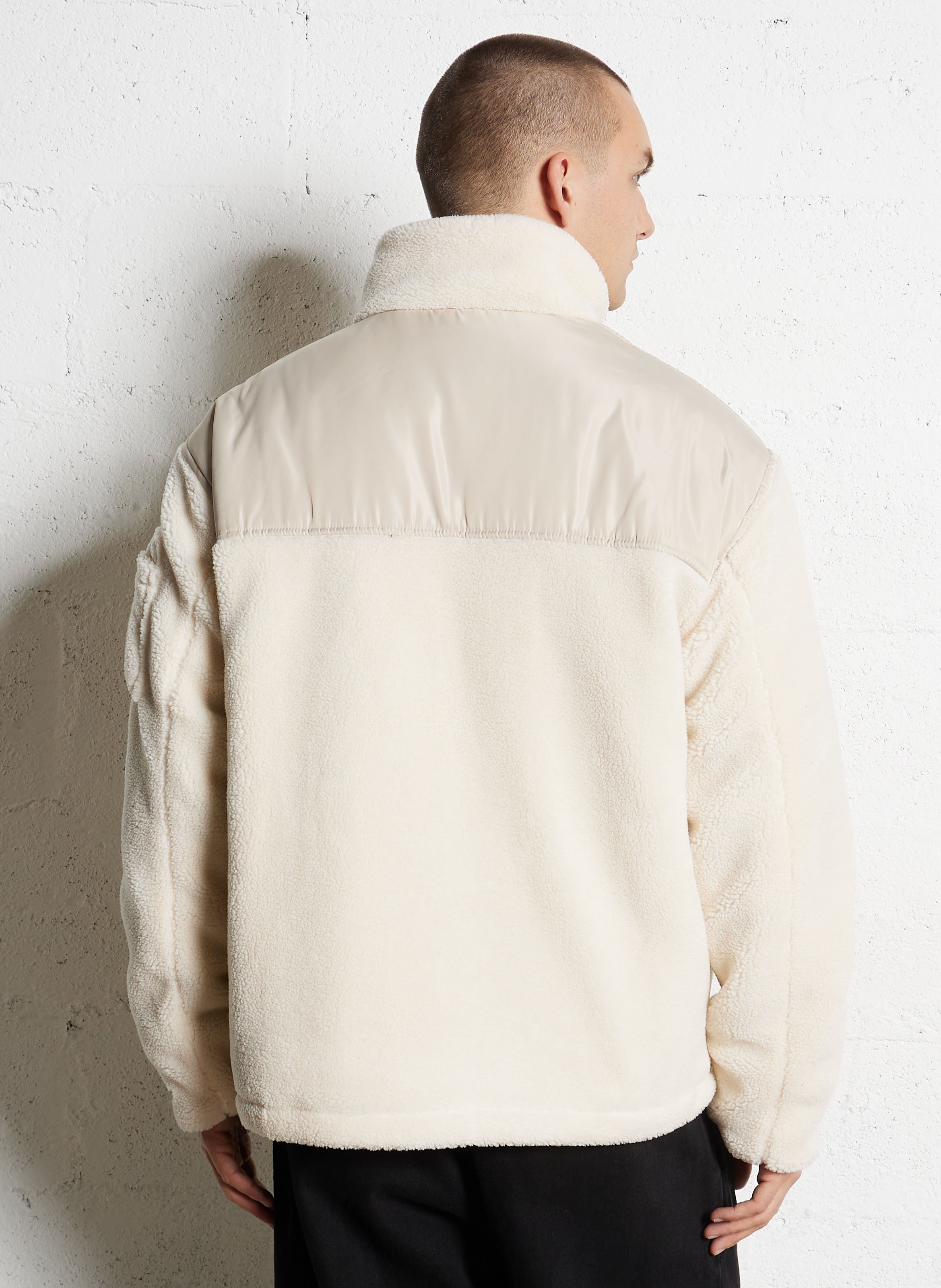 Veste oversize col montant BOMBERS ORIGINAL Beige