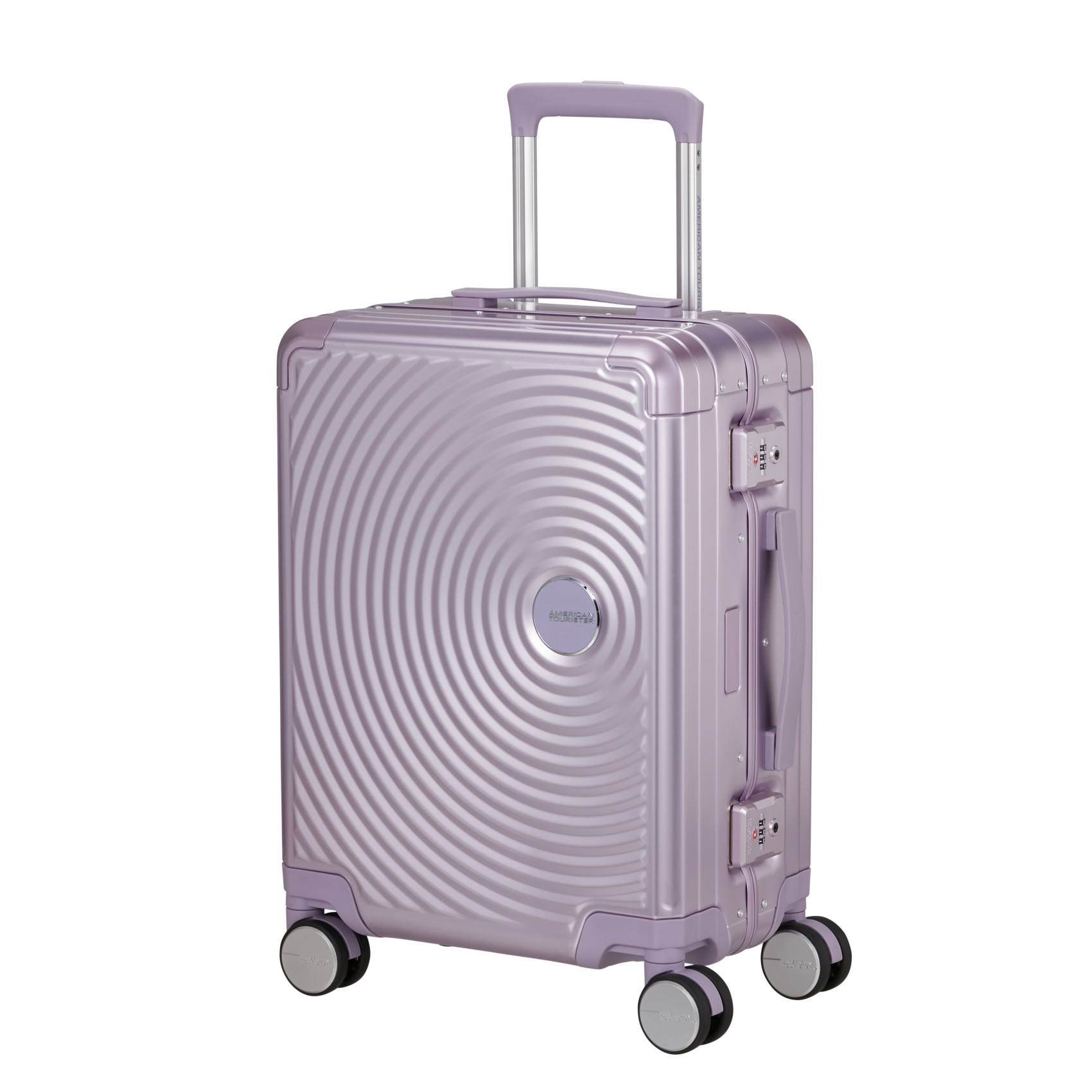 Aluminum suitcase with 4 wheels size S AMERICAN TOURISTER