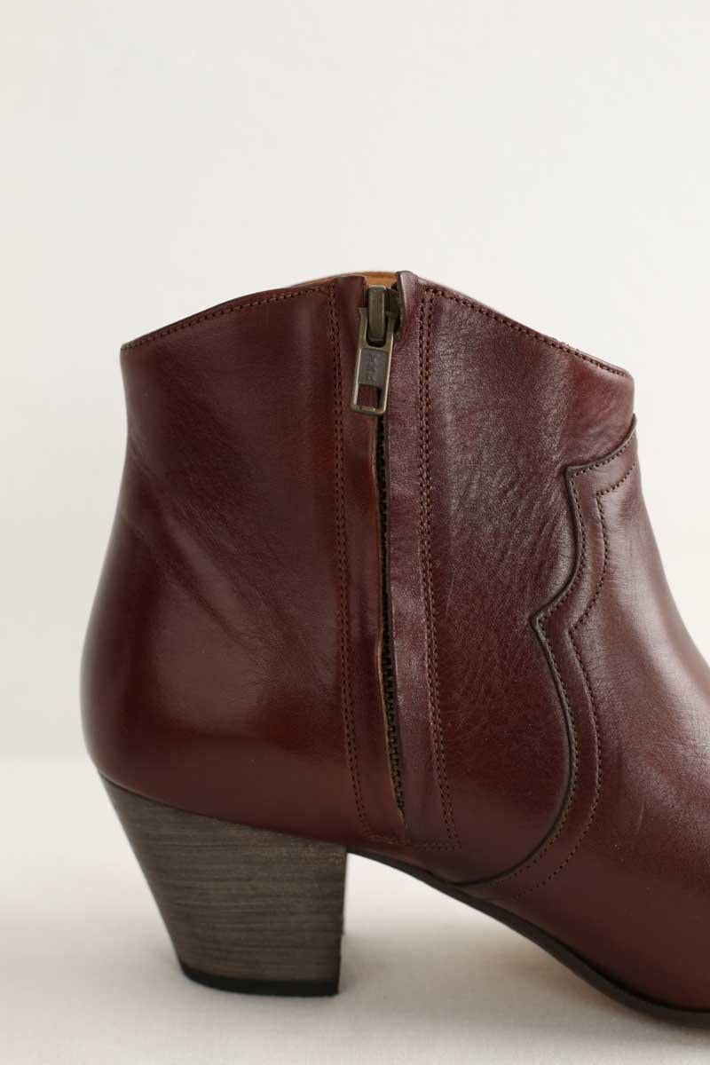 Western boots ISABEL MARANT ÉTOILE - SECONDE MAIN Brown