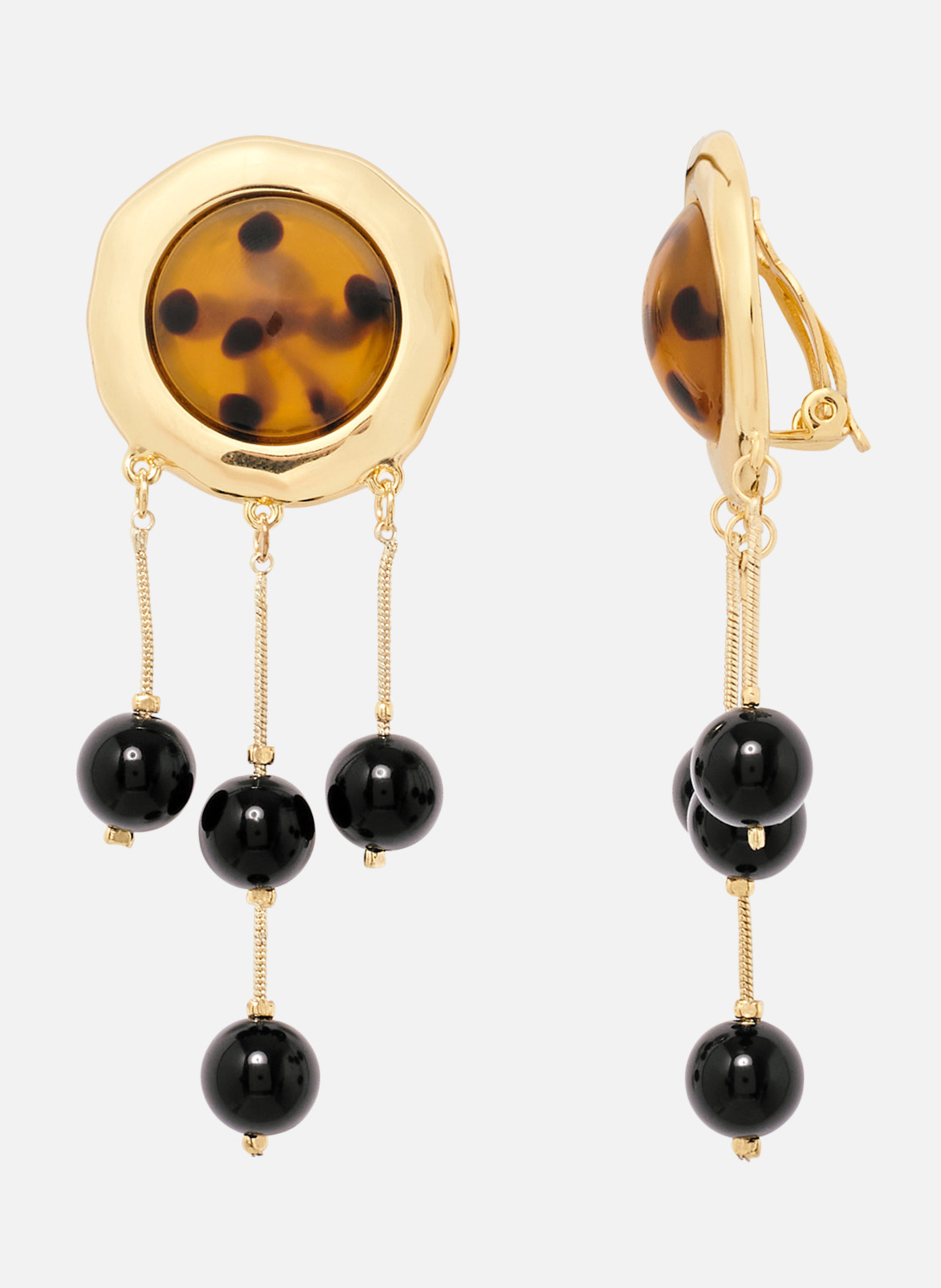 Earrings THE KOOPLES Yellow