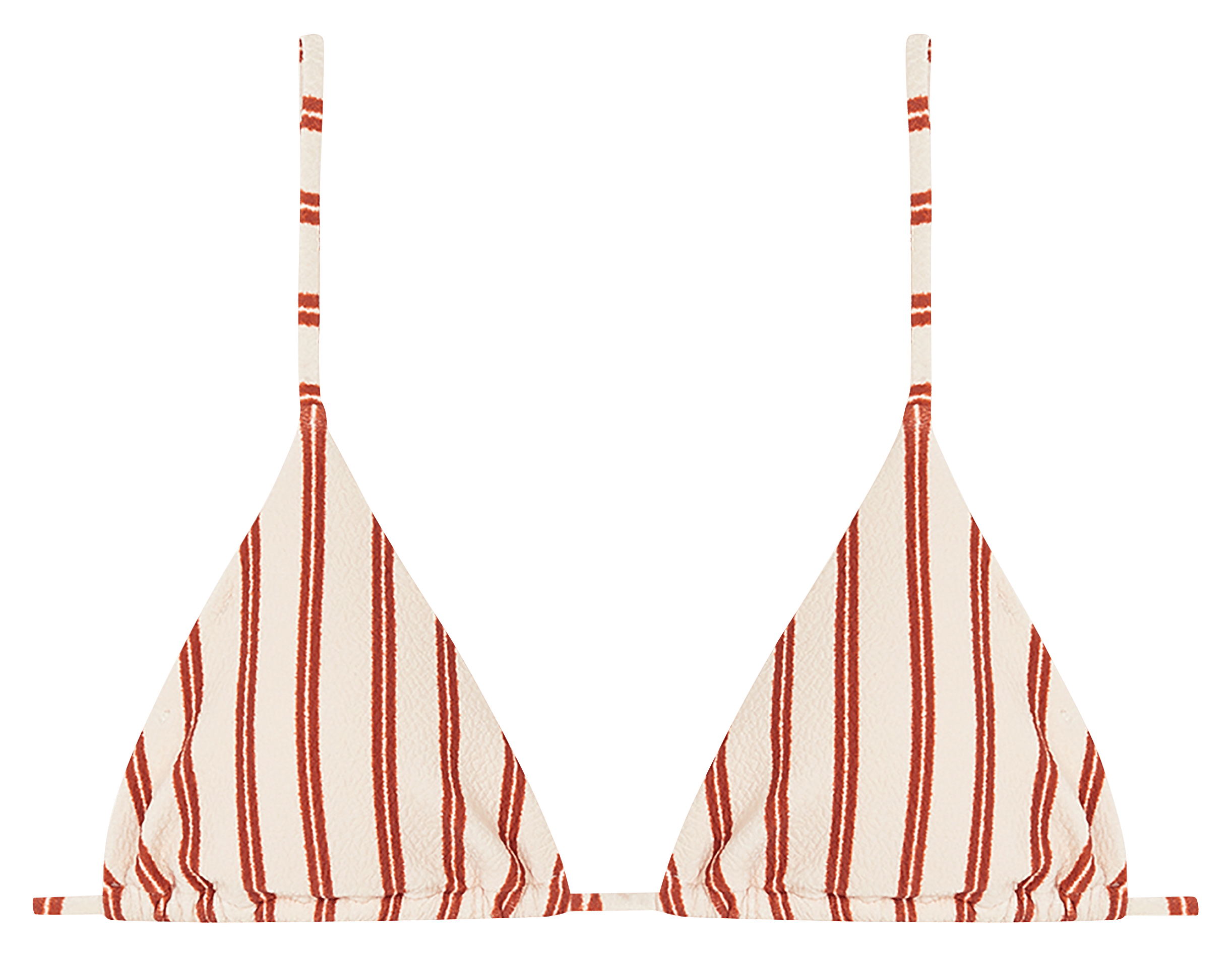 Haut de maillot triangle rayé ROBIN COLLECTION Multicolore