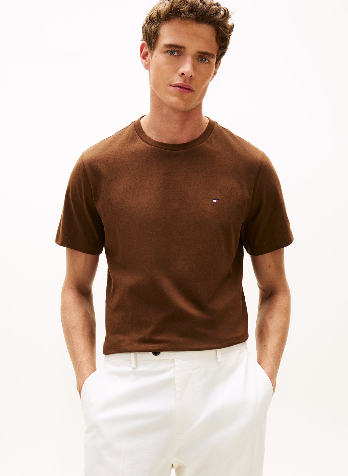 Round-neck cotton T-shirt TOMMY HILFIGER