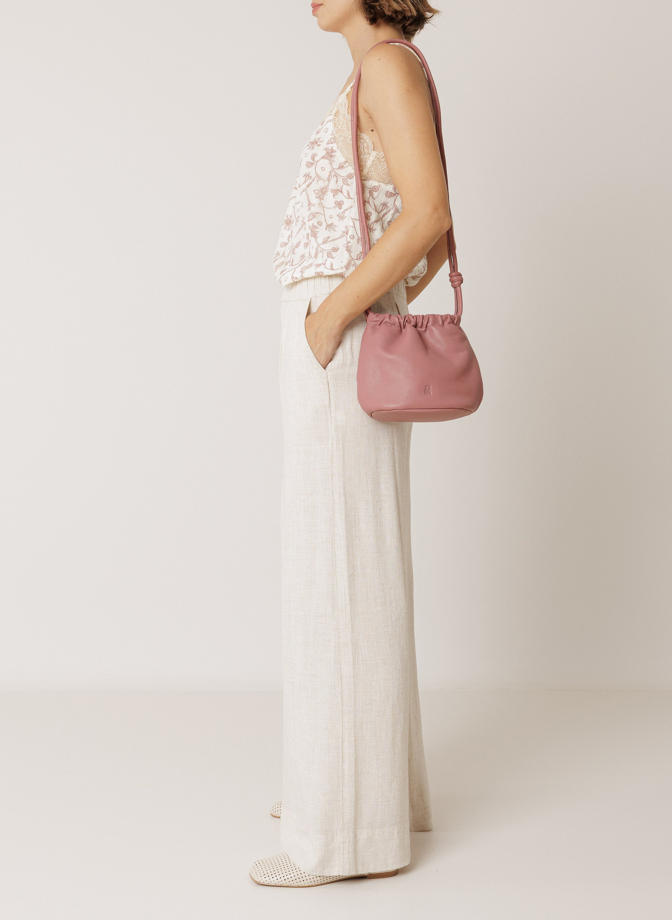 Weit geschnittene Hose INDI & COLD Beige