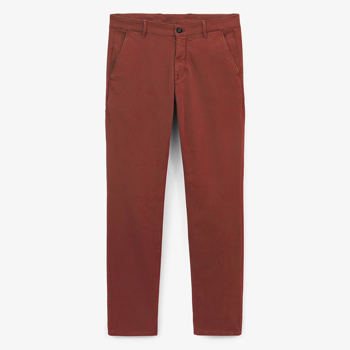Straight-cut chino trousers SERGE BLANCO Orange