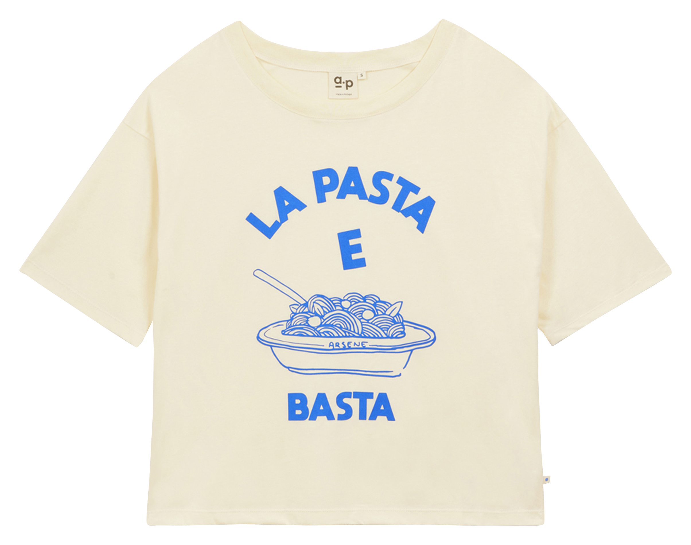 Oversized T-shirt van biokatoen A.P Blauw