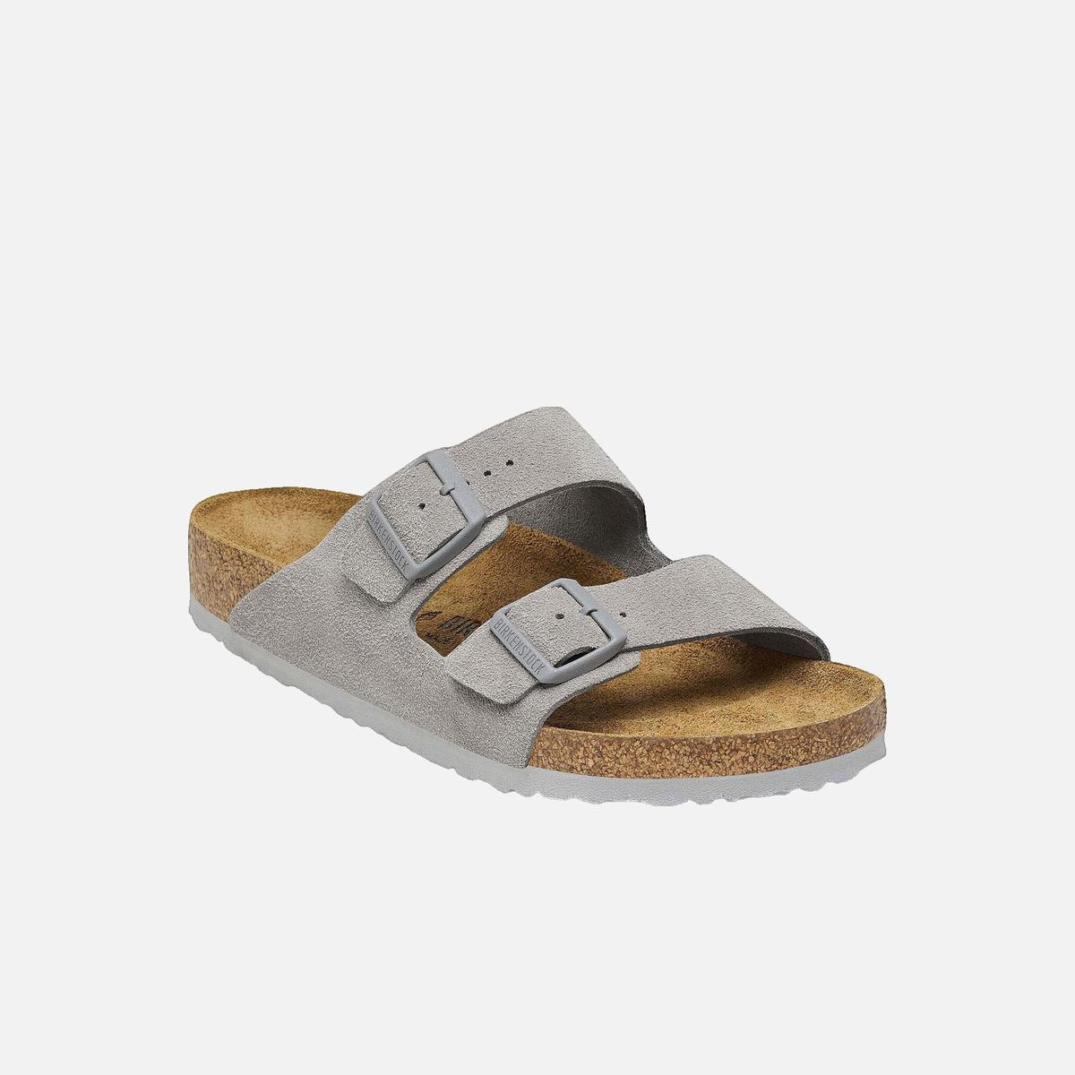 Arizona flat sandals BIRKENSTOCK Grey