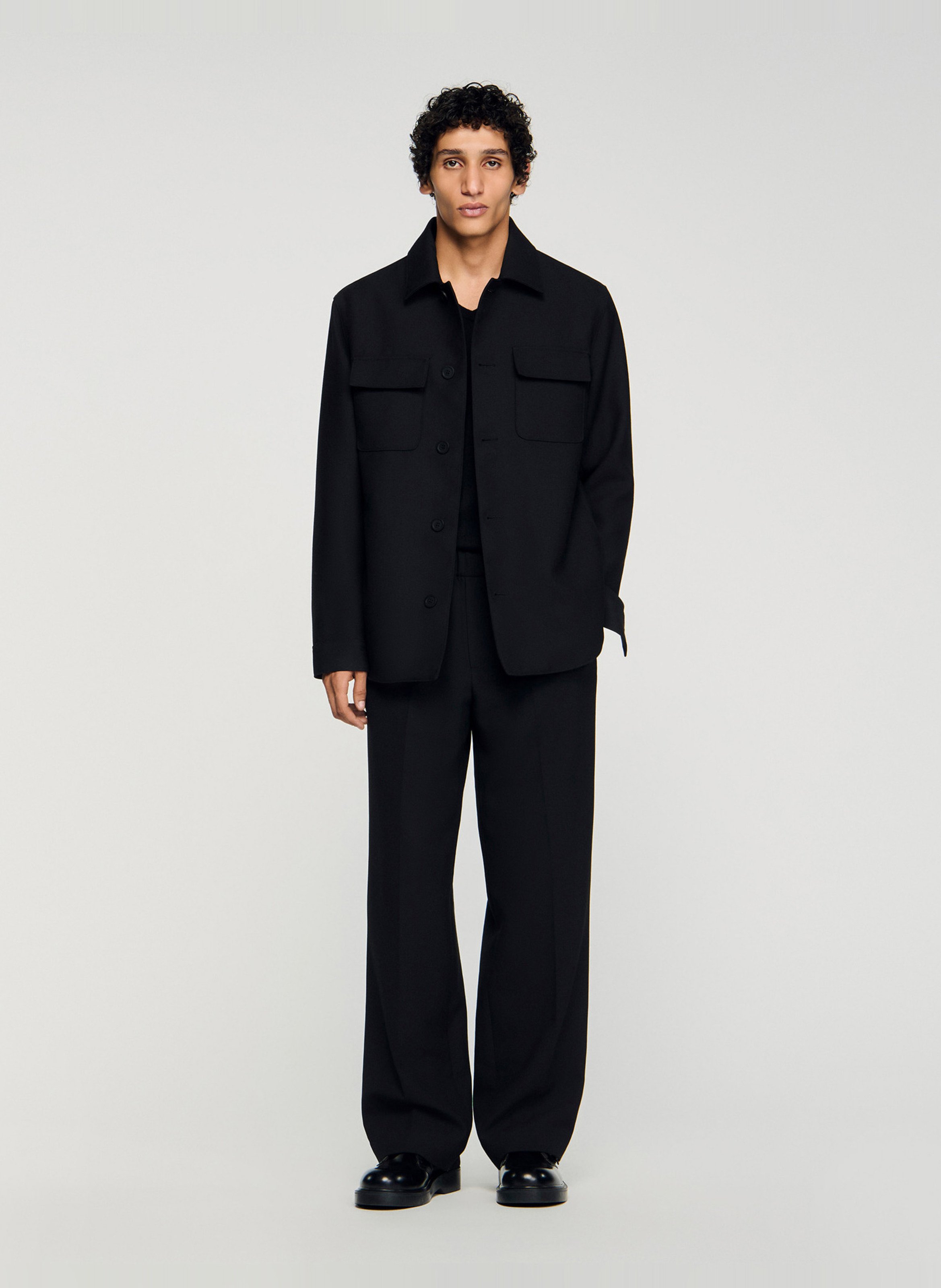 Surchemise col classique SANDRO Noir