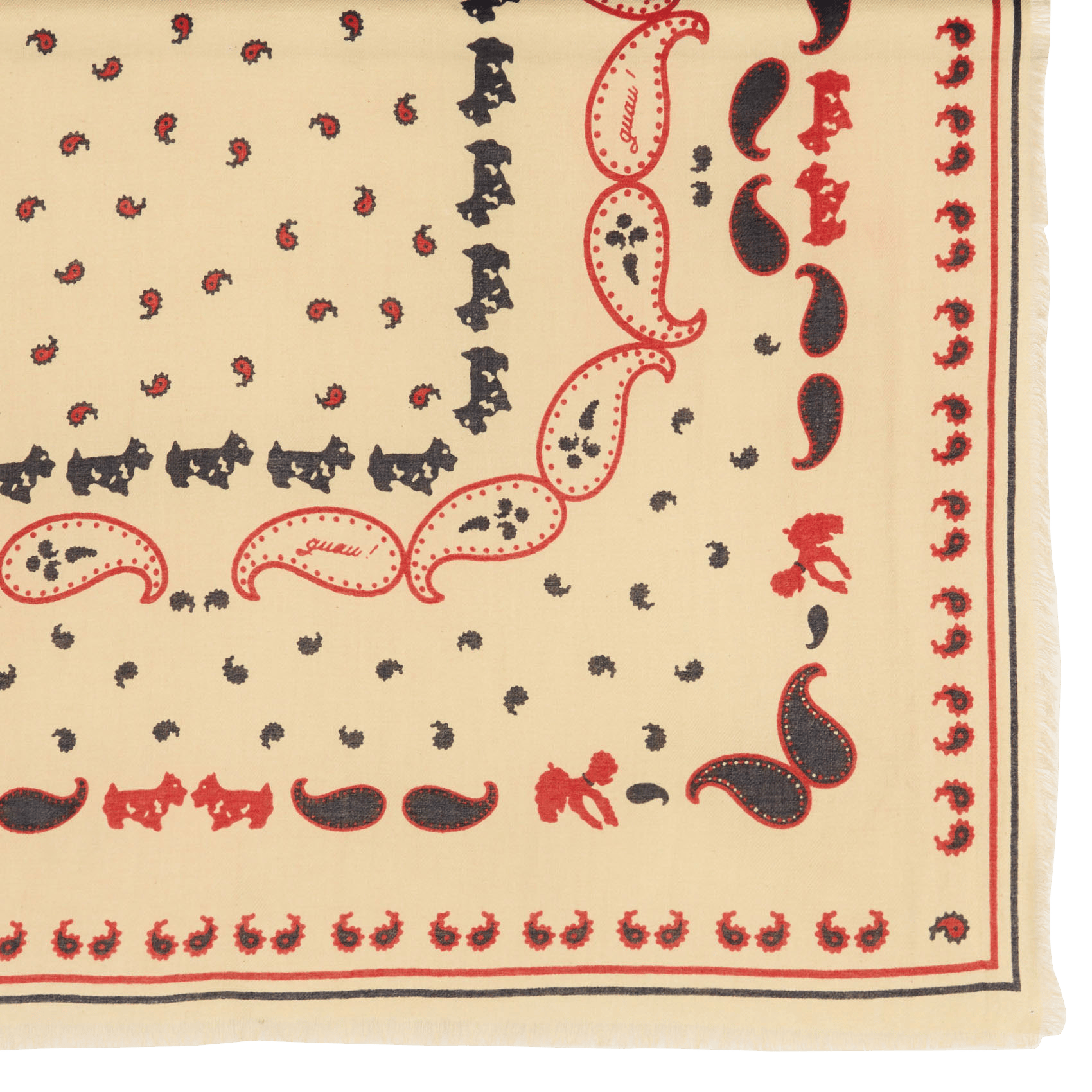Printed cotton blend bandana NICE THINGS