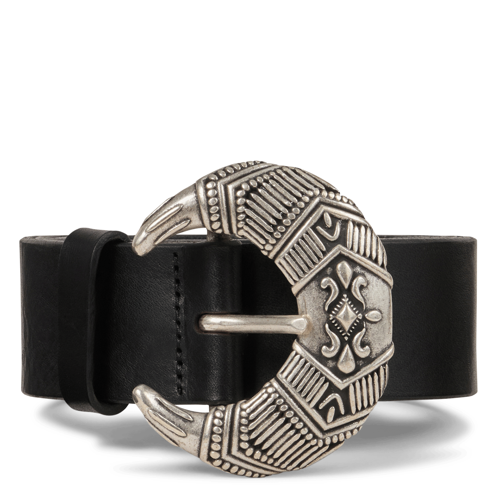 Ceinture en cuir BA&SH Noir