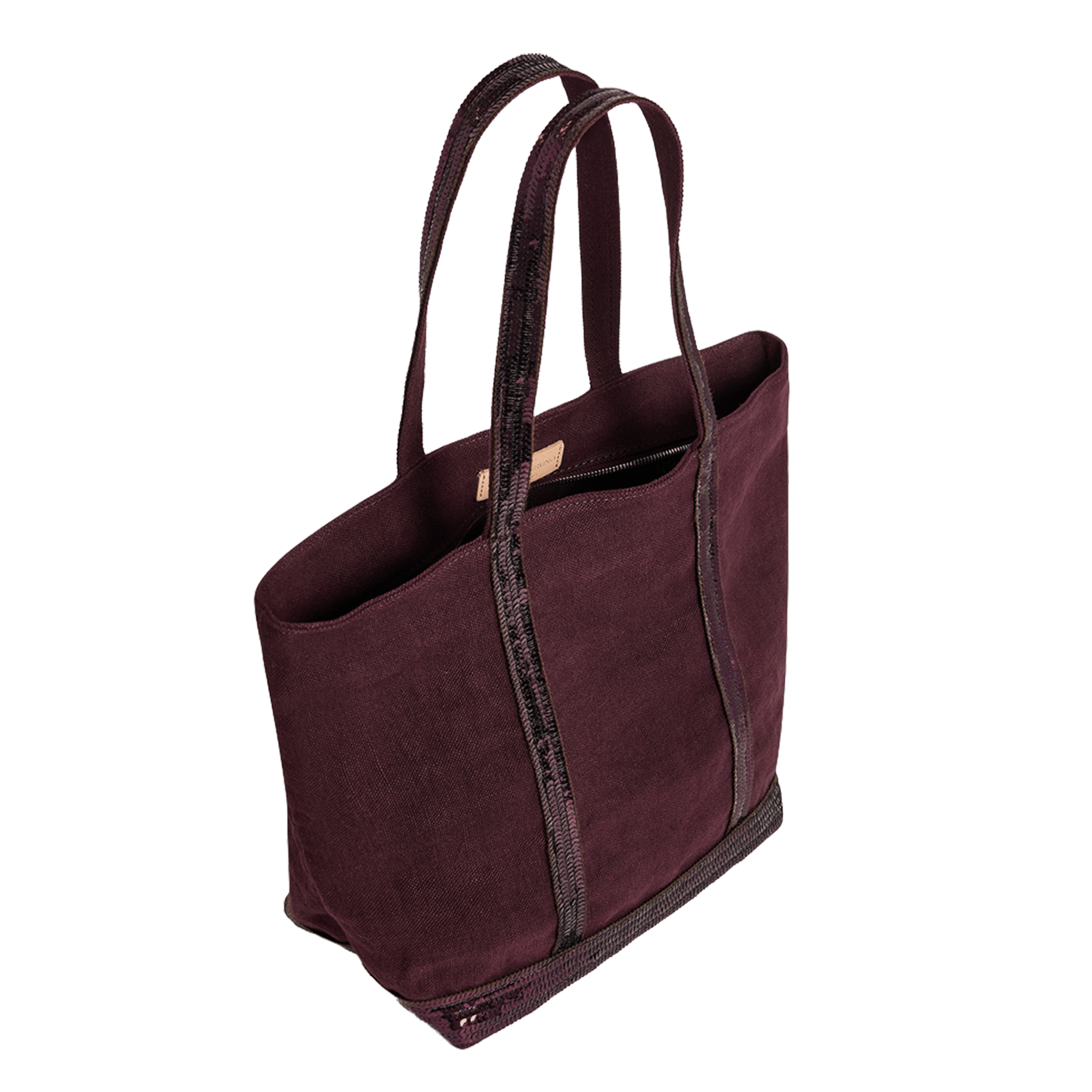 Linen tote bag VANESSA BRUNO Purple