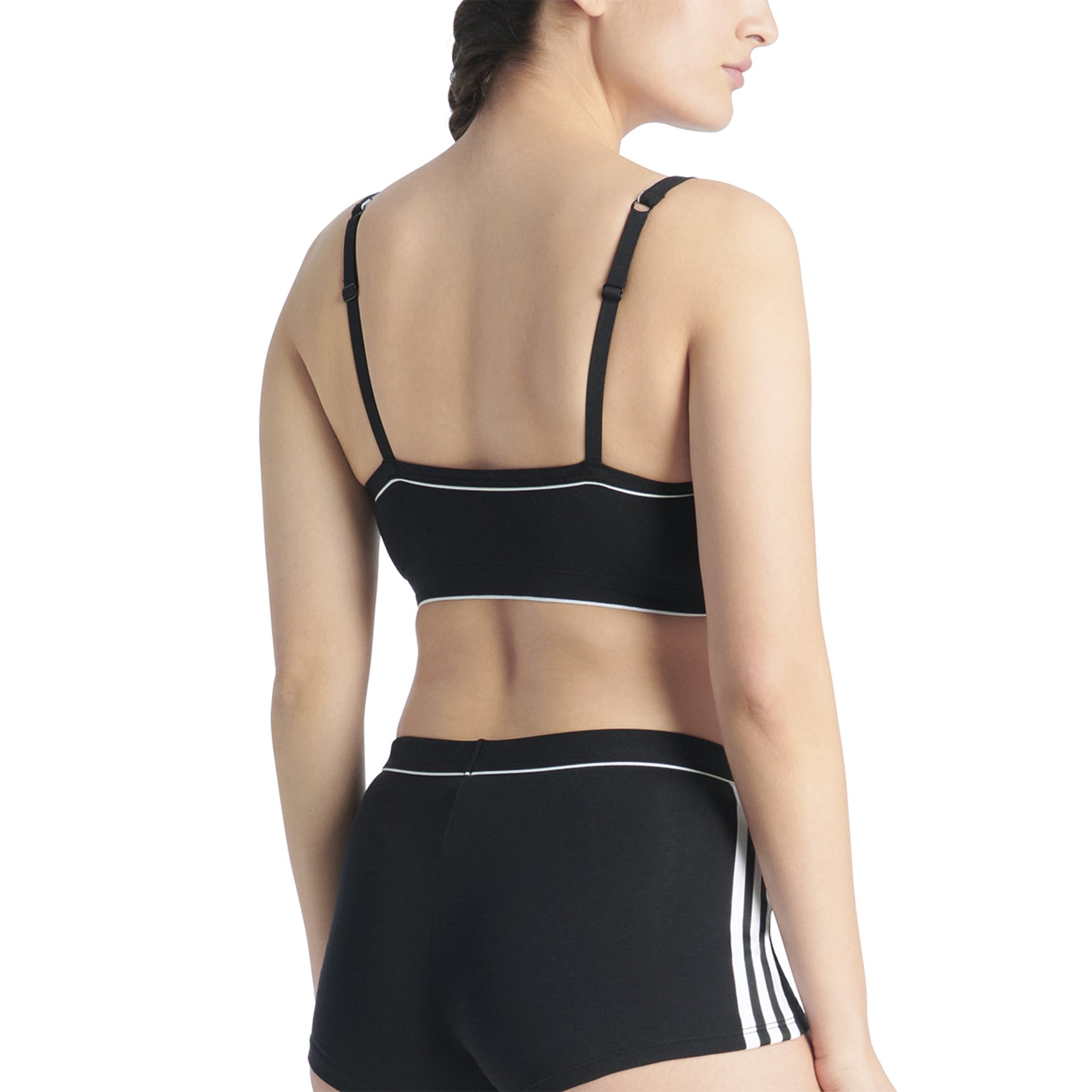 Women's adidas Originals adicolor Comfort Cotton Flex Bra ADIDAS UNDERWEAR Black
