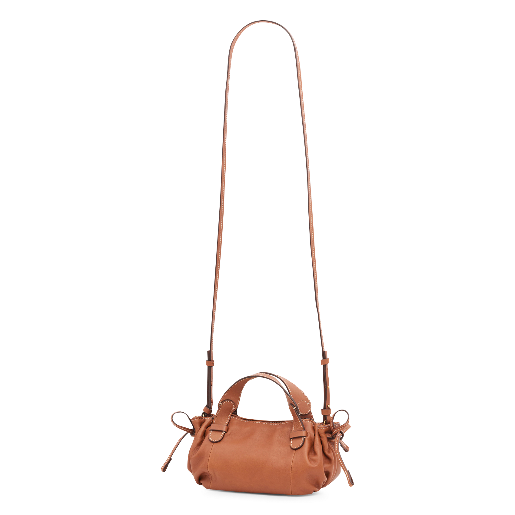 Leather shoulder bag GERARD DAREL Brown
