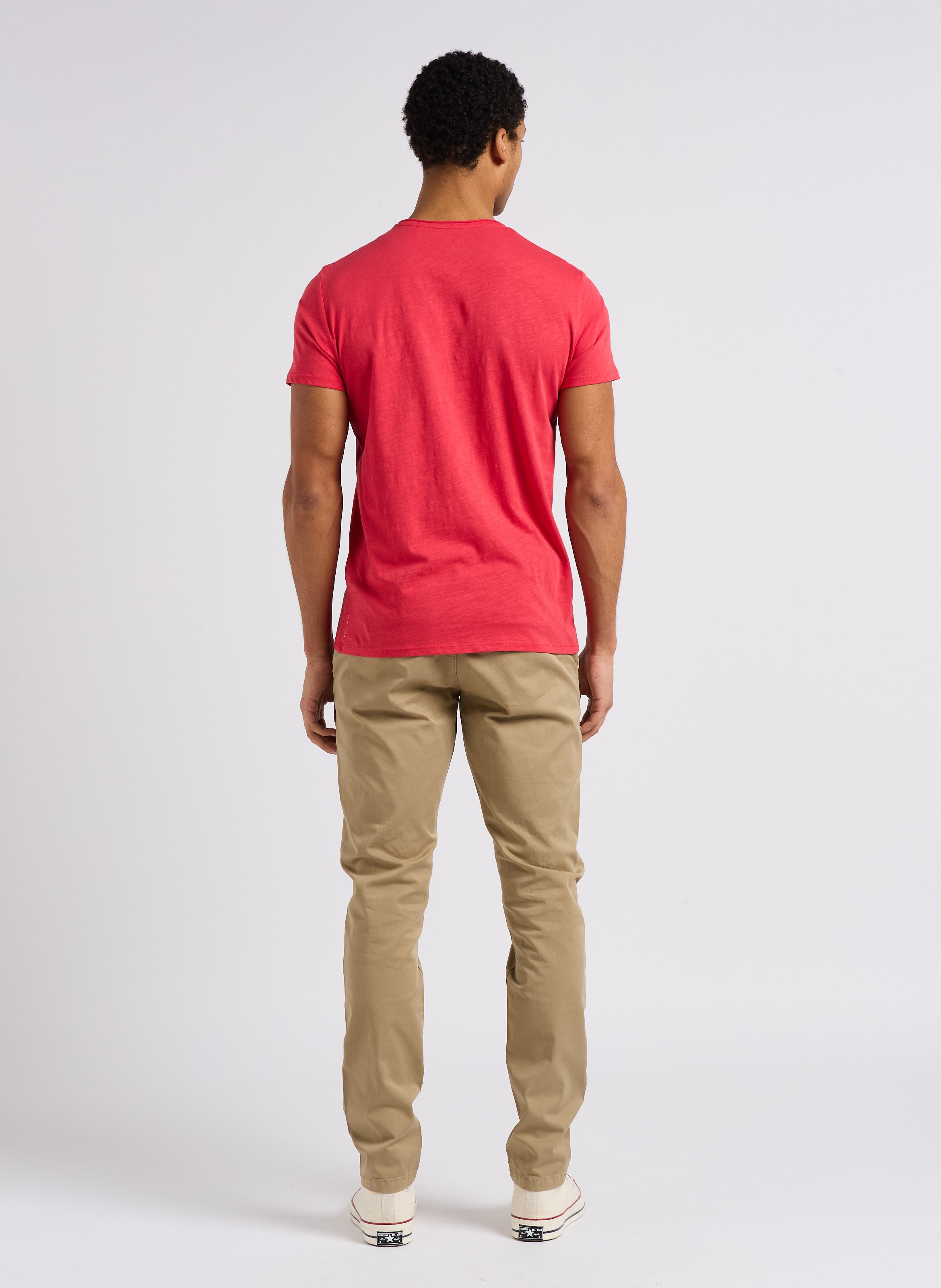 Chino van stretchkatoen IKKS Beige