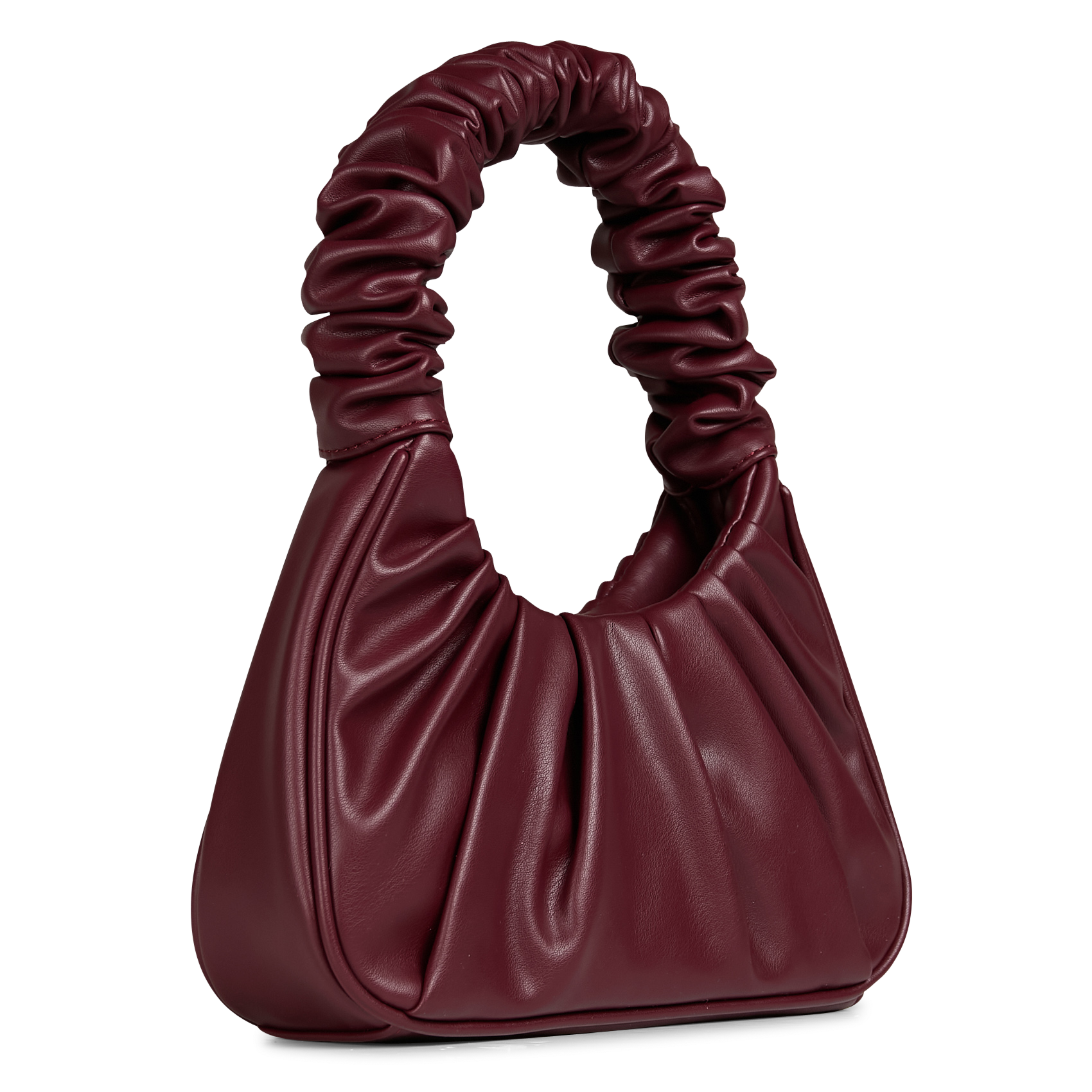 Sac à main plissé AU PRINTEMPS PARIS Rouge