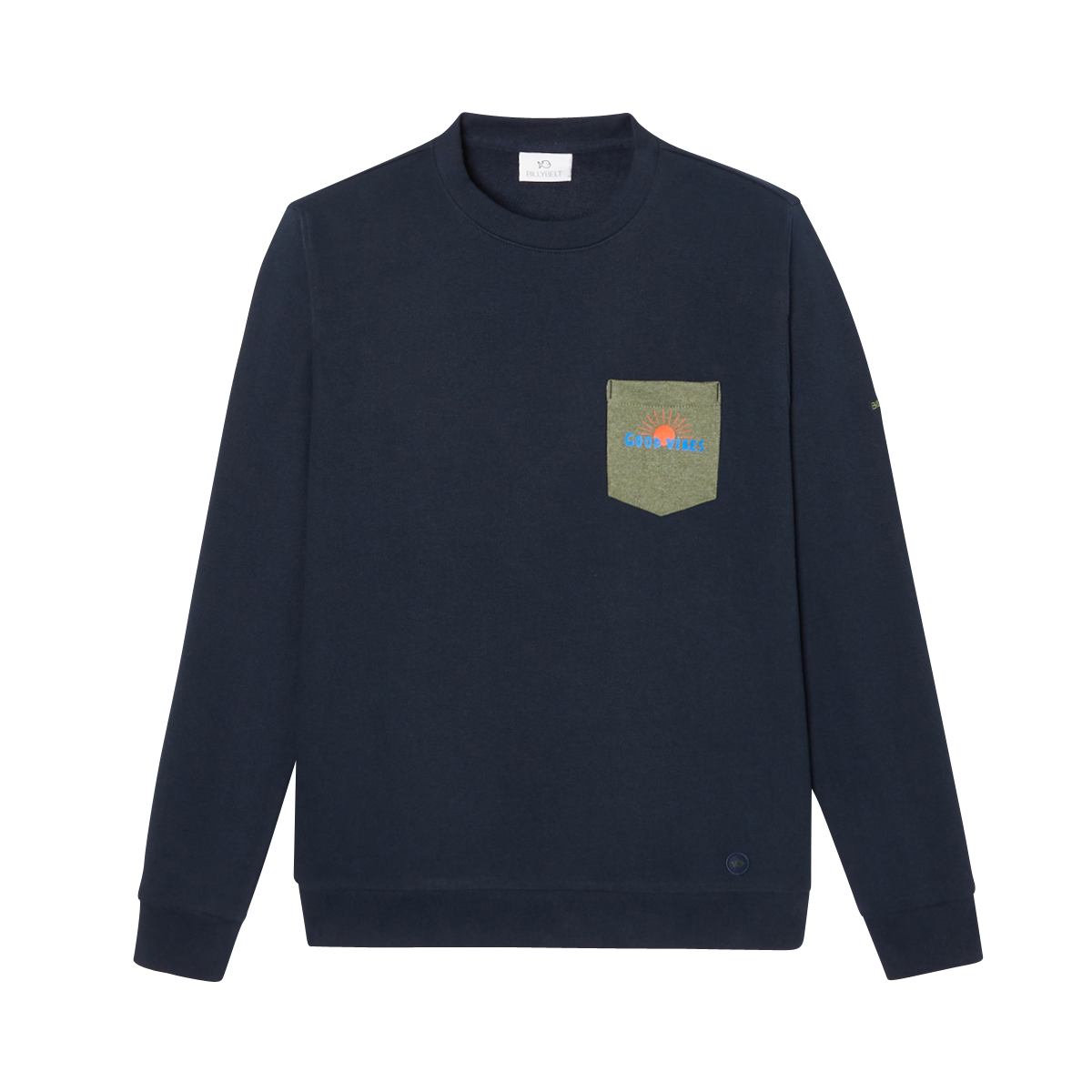 Organic cotton oversized sweatshirt BILLYBELT Blue