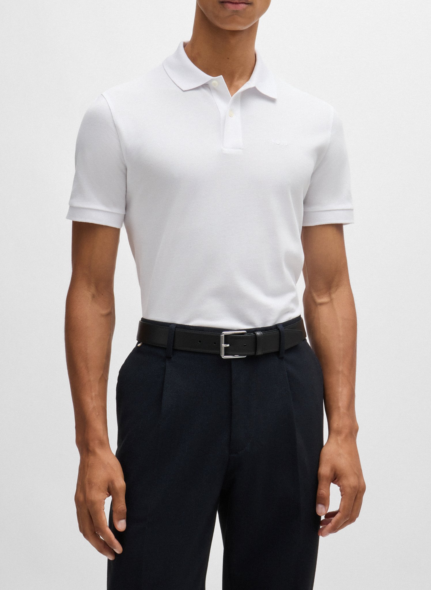 Regular-fit organic cotton polo shirt BOSS